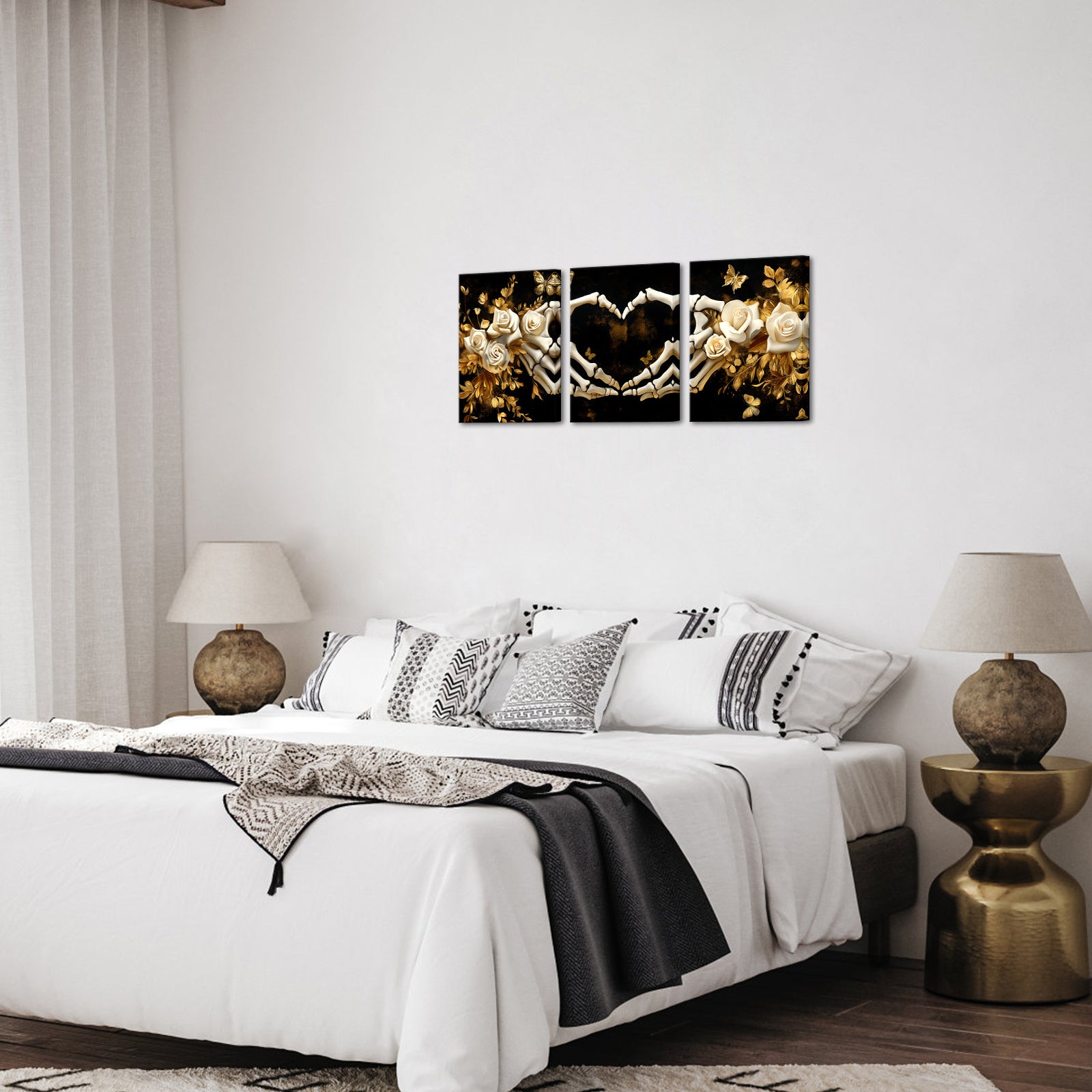 Skeletal budget-friendly canvas prints with fast shipping