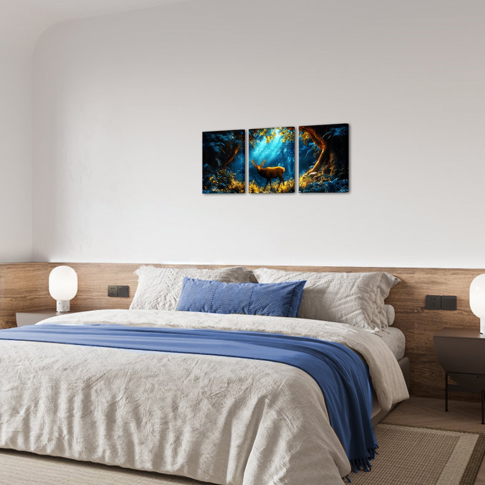 High quality canvas print for sale forest elk art