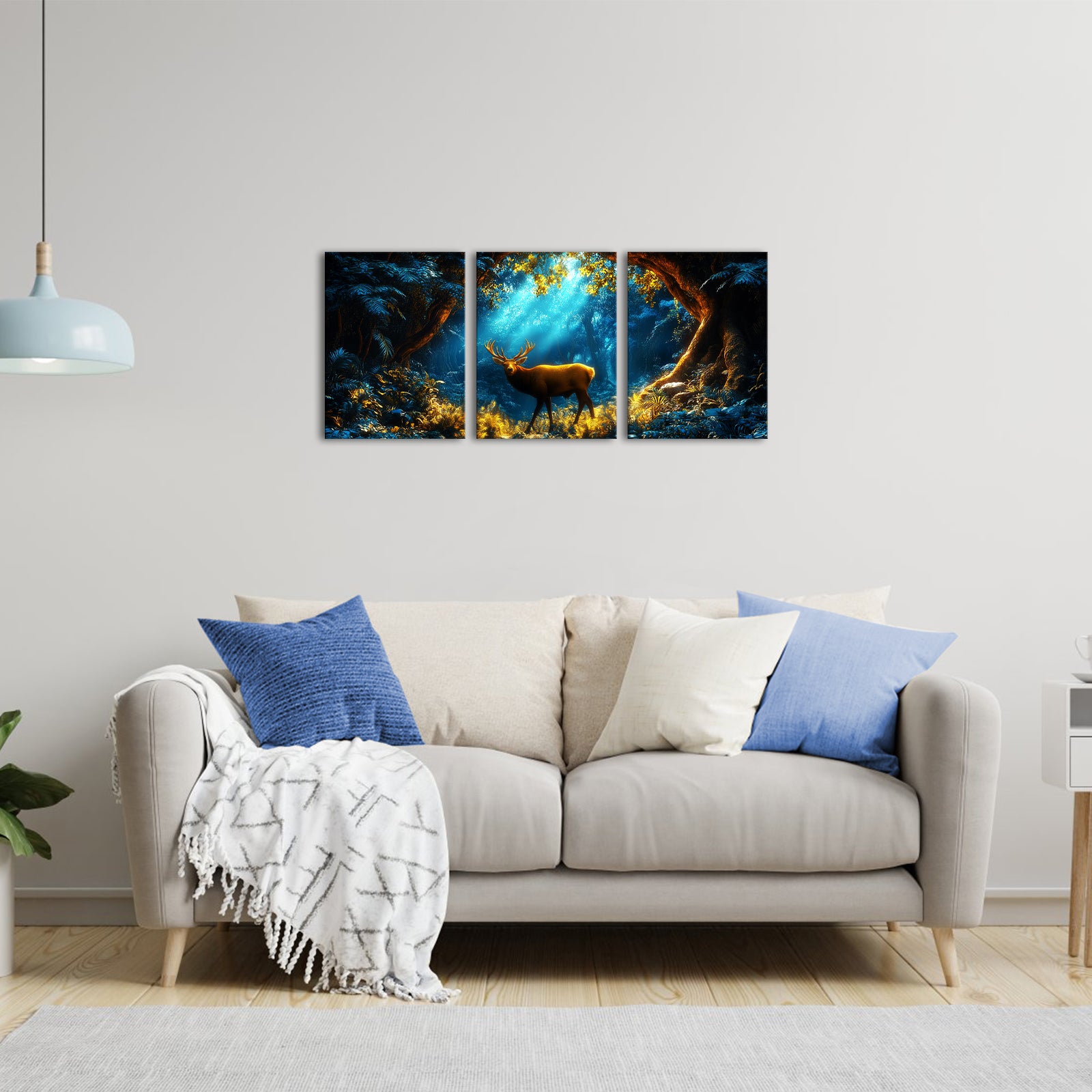 High quality canvas print for sale forest elk art