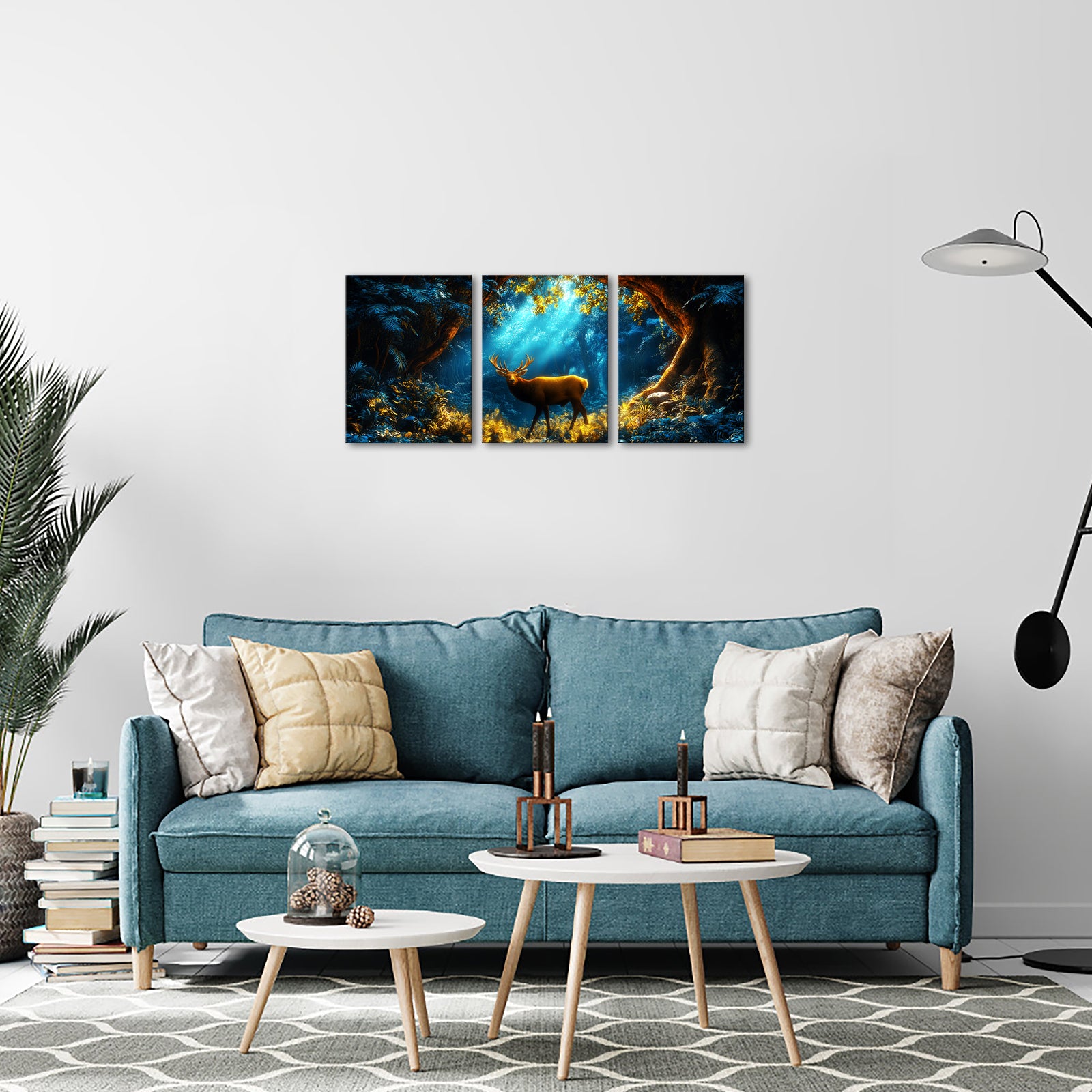 High quality canvas print for sale forest elk art