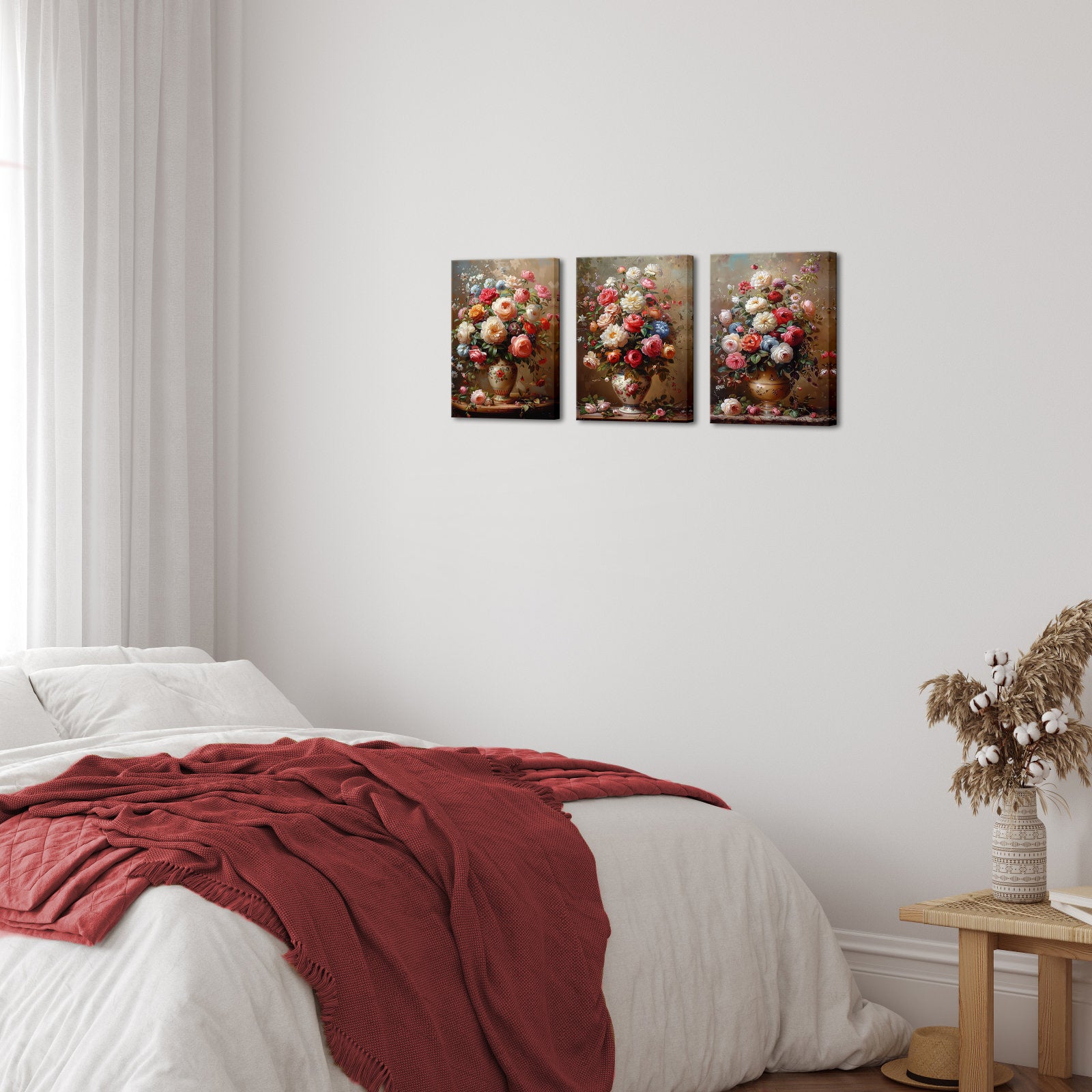 Vintage Bouquet Artwork Custom Canvas Prints