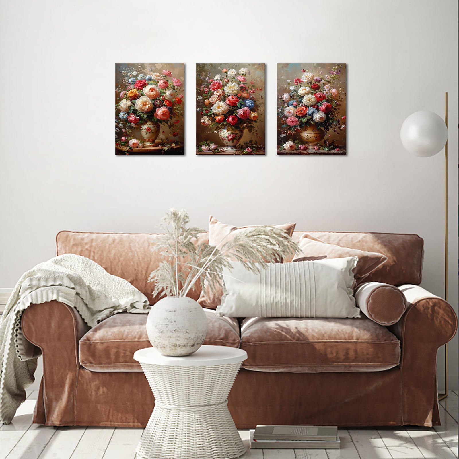 Vintage Bouquet Artwork Custom Canvas Prints