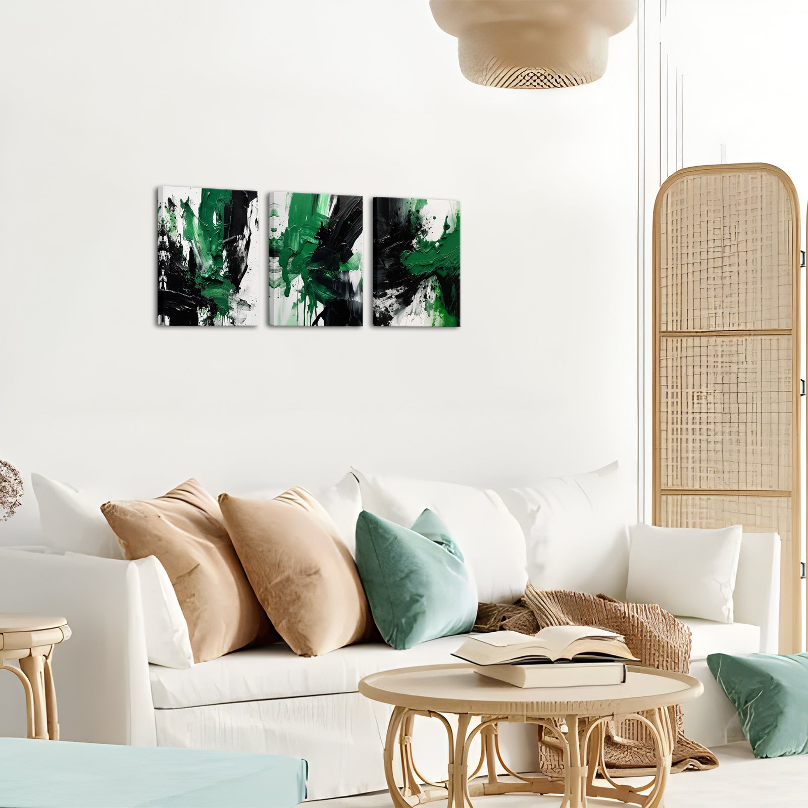 Abstract canvas art inspired doodle design