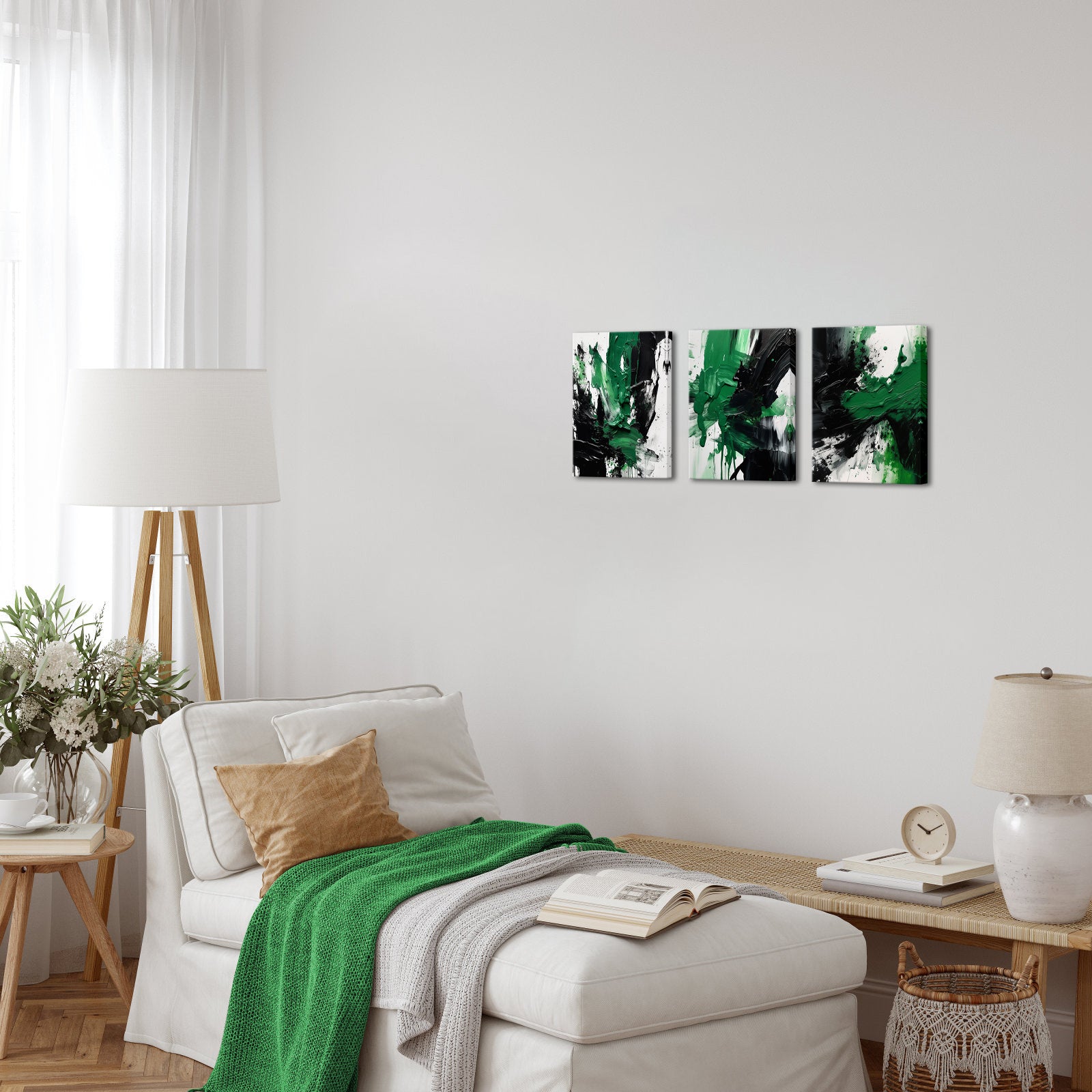 Abstract canvas art inspired doodle design
