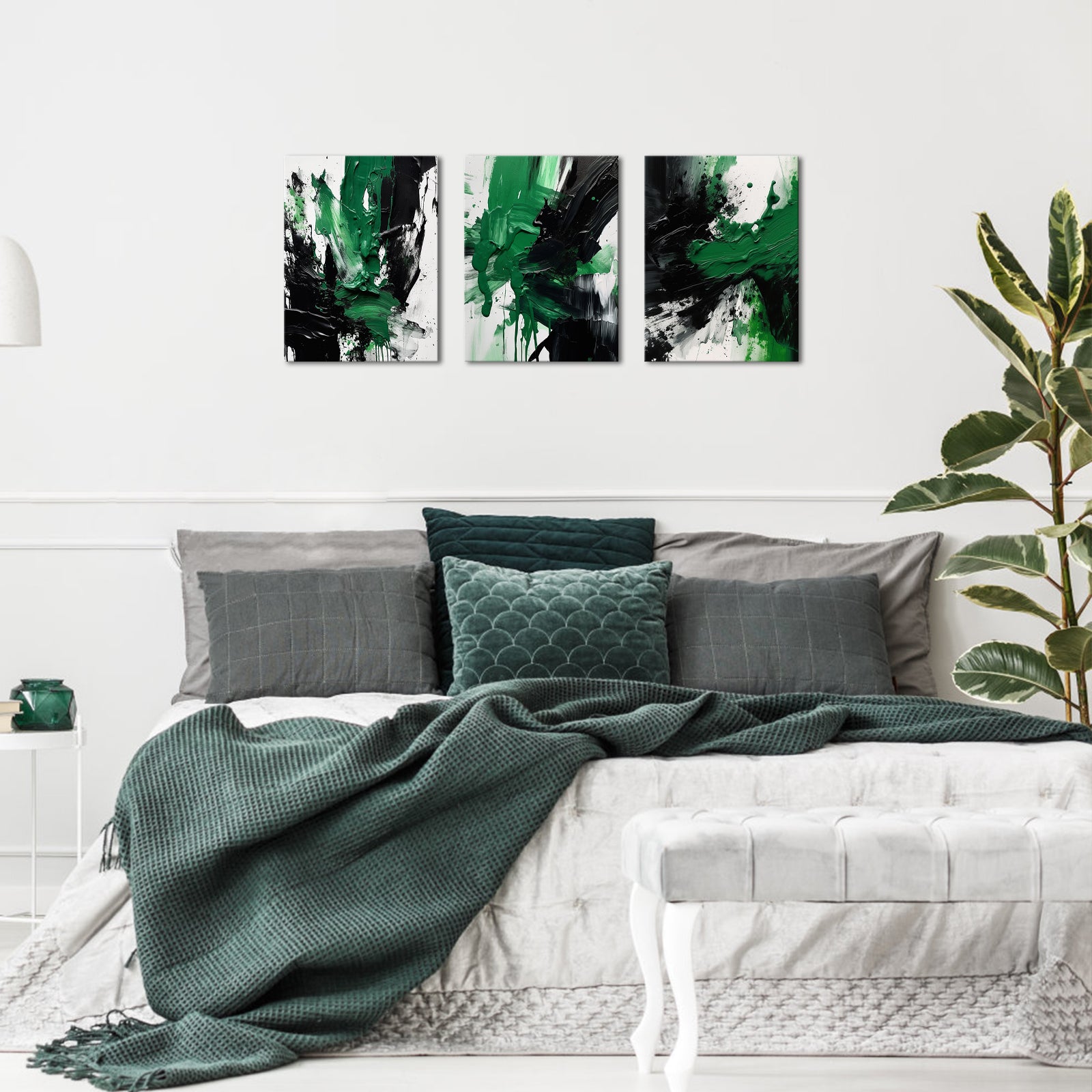 Abstract canvas art inspired doodle design