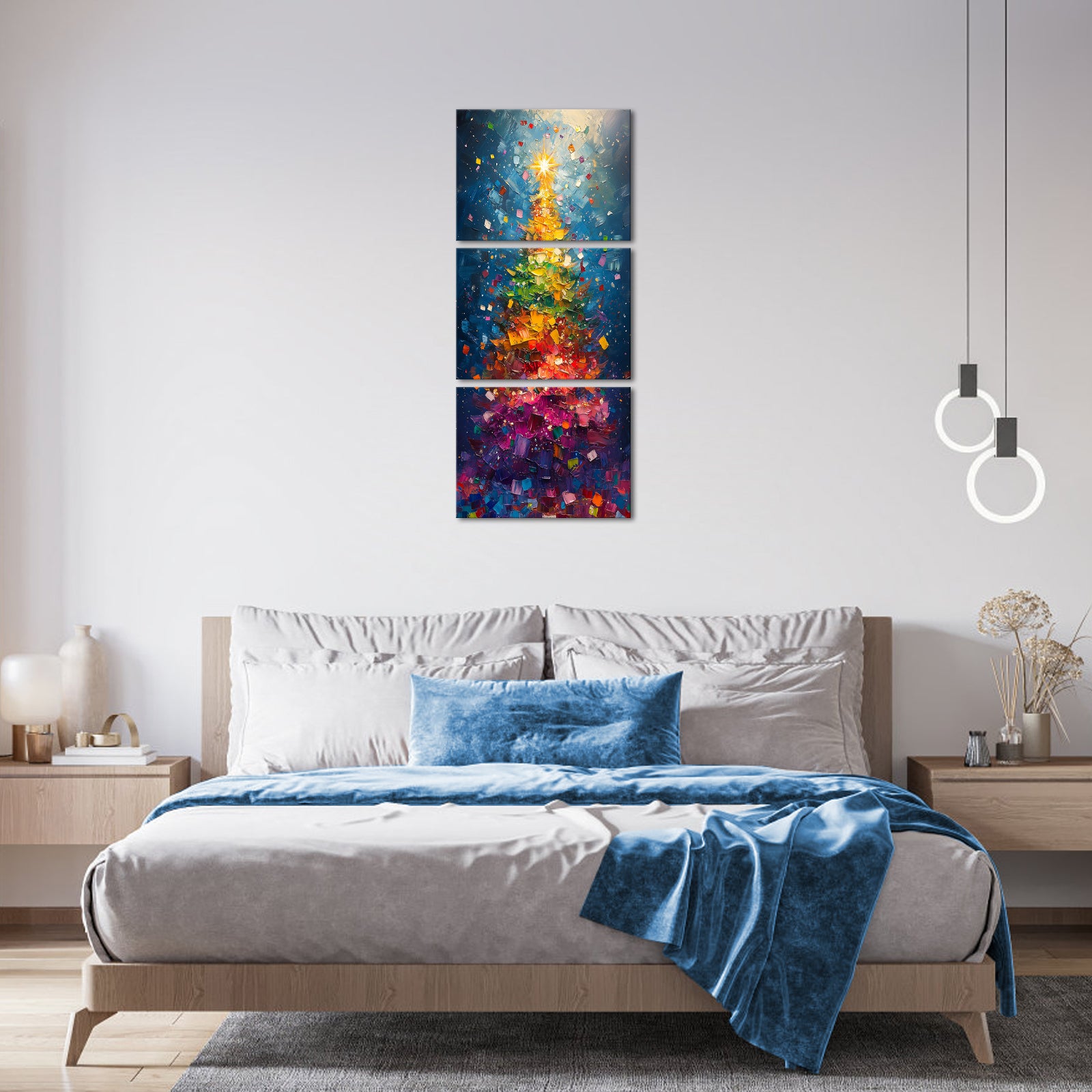 Split Christmas Tree Wall Art Decoration Limited Time Offer