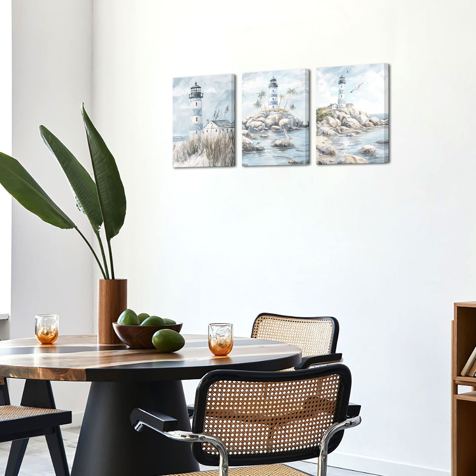 Seaside scenery multi-piece canvas beautiful scenery print artwork