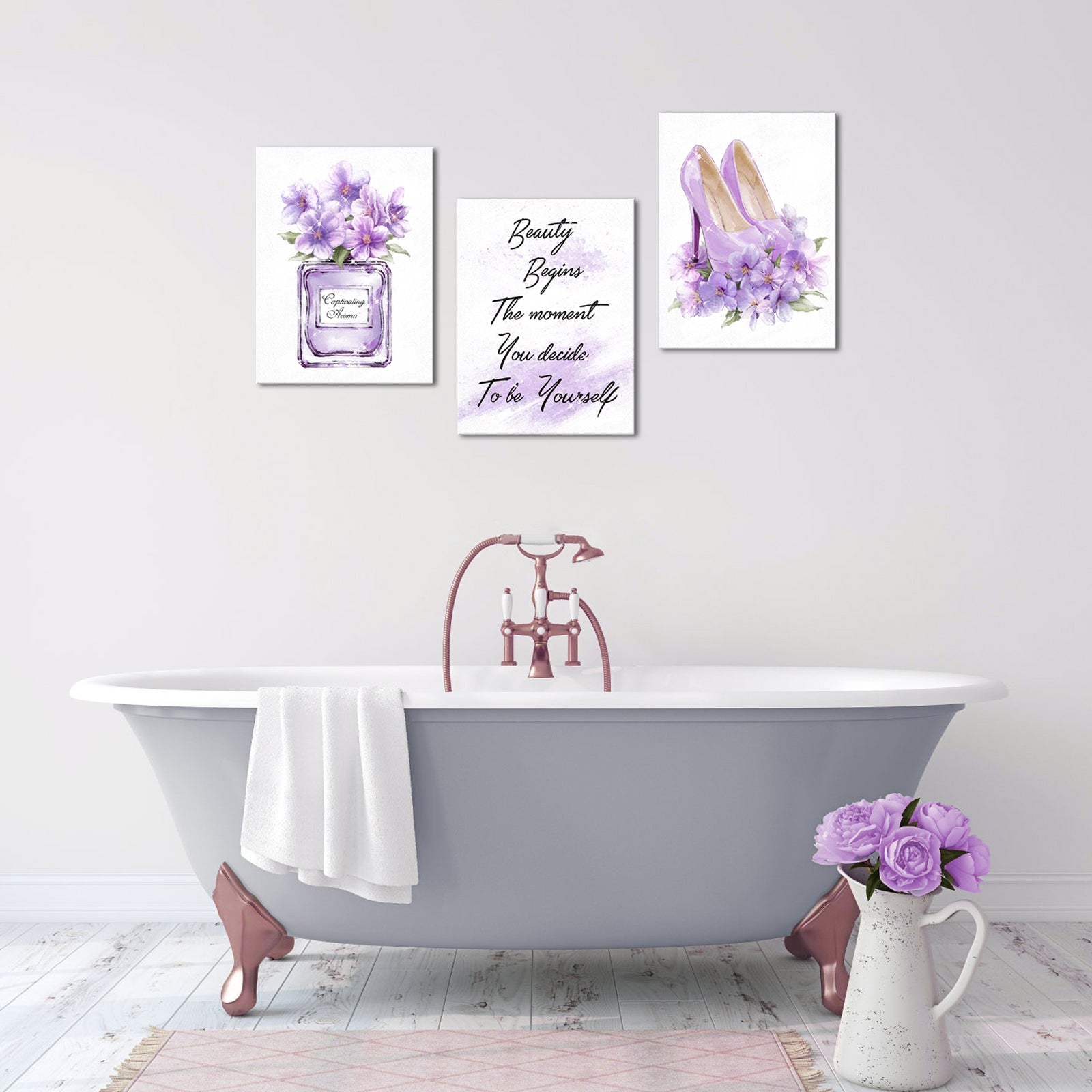 Suitable for bedroom noble woman canvas art