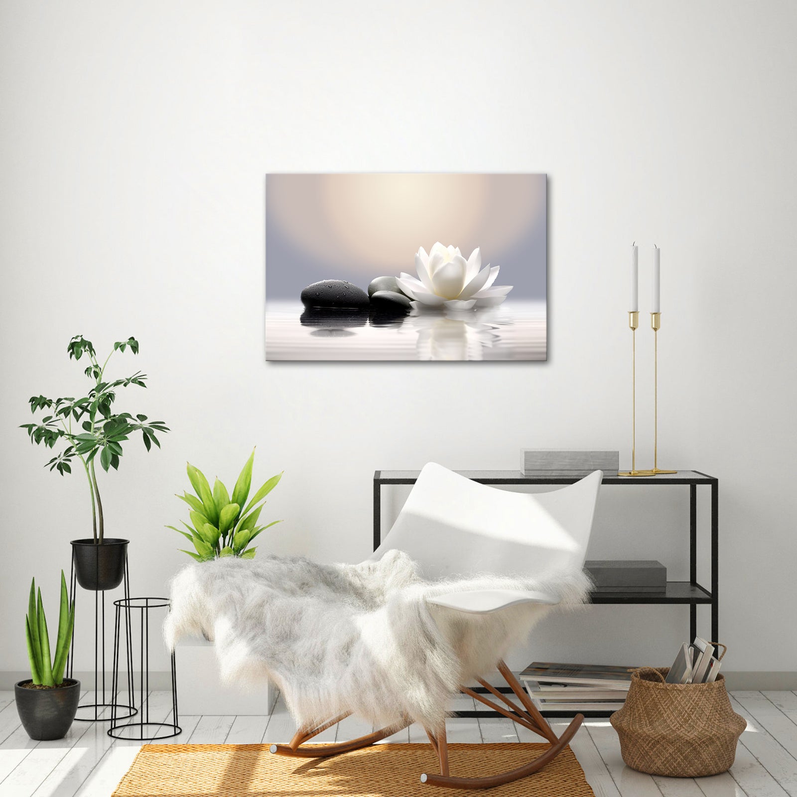 Lotus Stones Peaceful Atmosphere