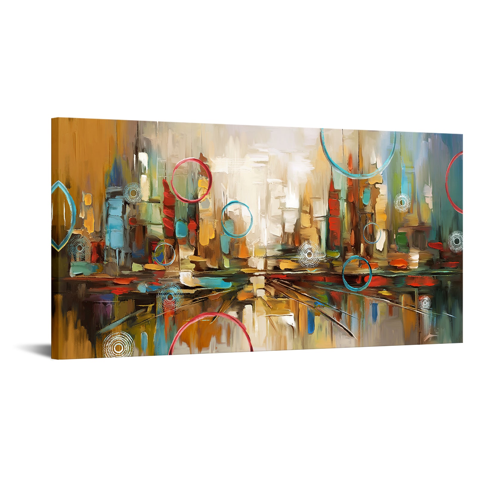 Abstract Colorful Cityscape
