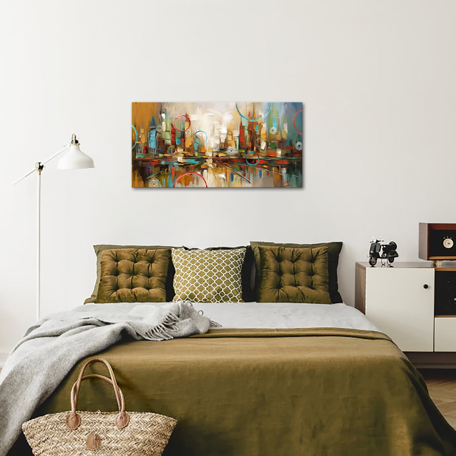 Abstract Colorful Cityscape