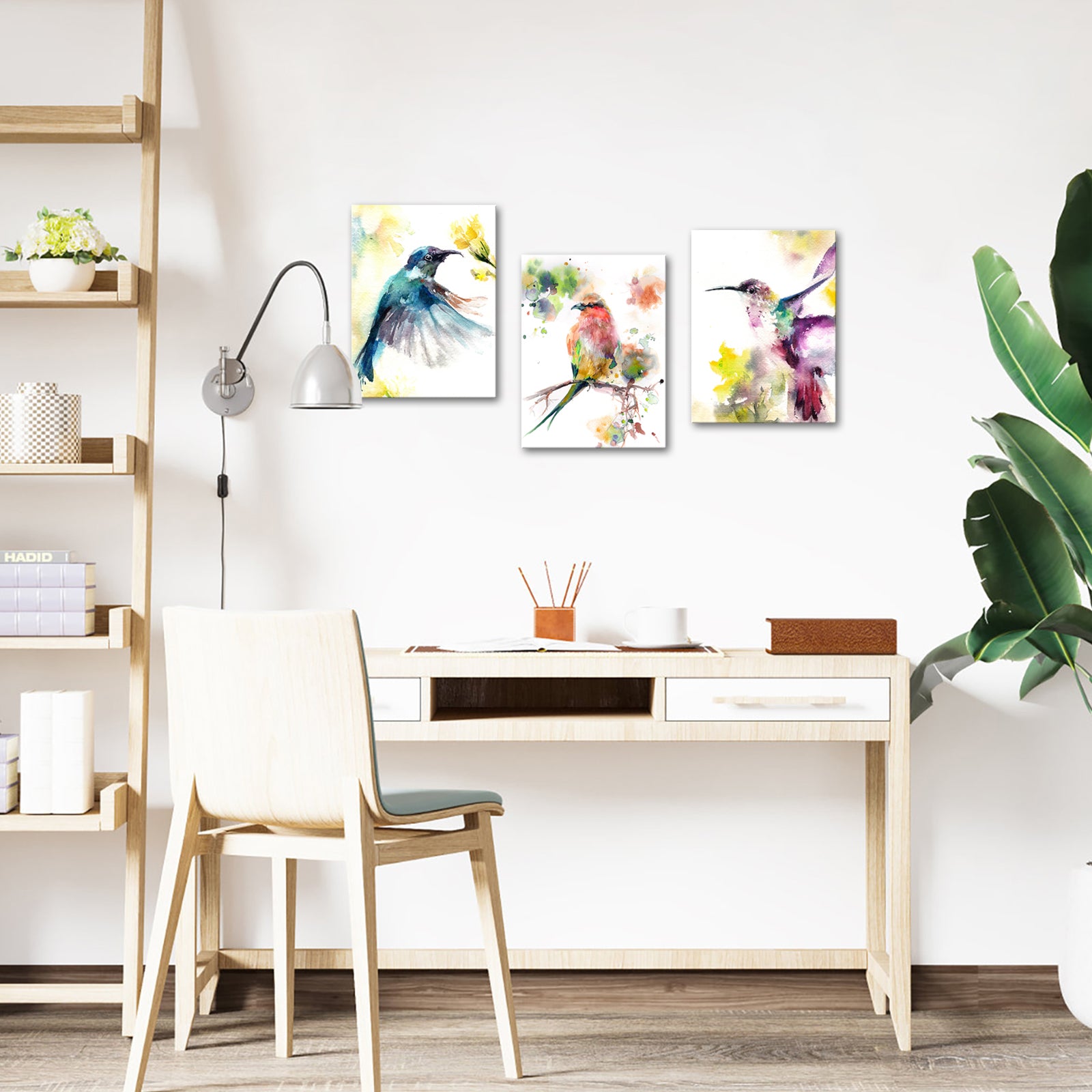 Vibrantly Colored Birds