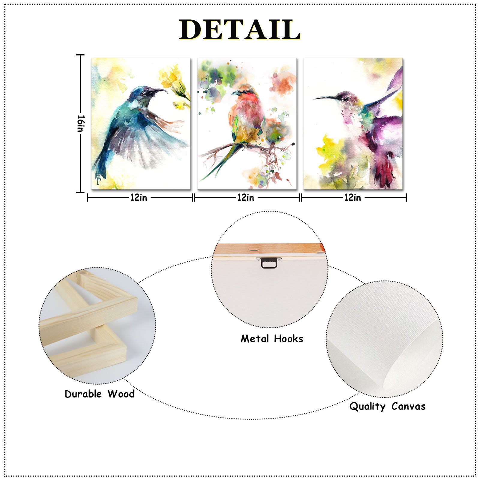 Vibrantly Colored Birds