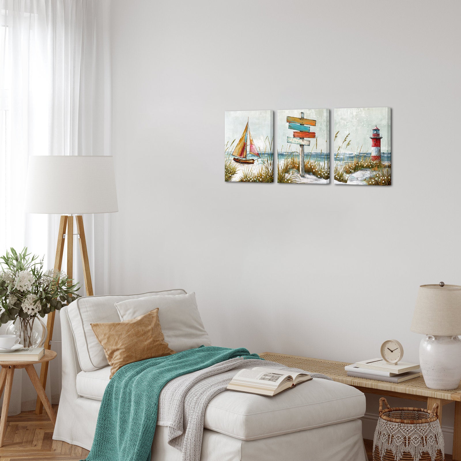 Multi-piece canvas beach custom summer memories photo print