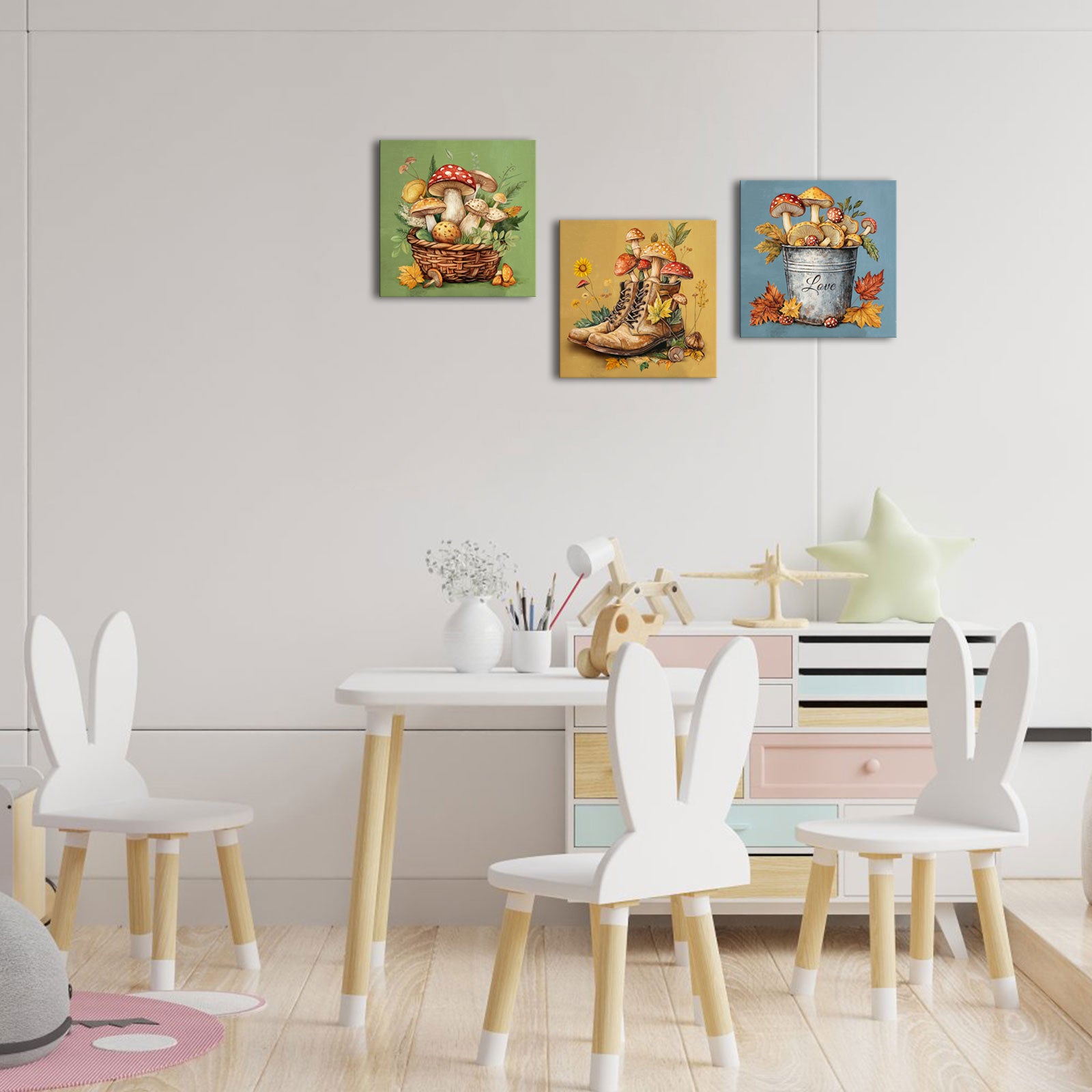 3 piece canvas wall art for kitchen