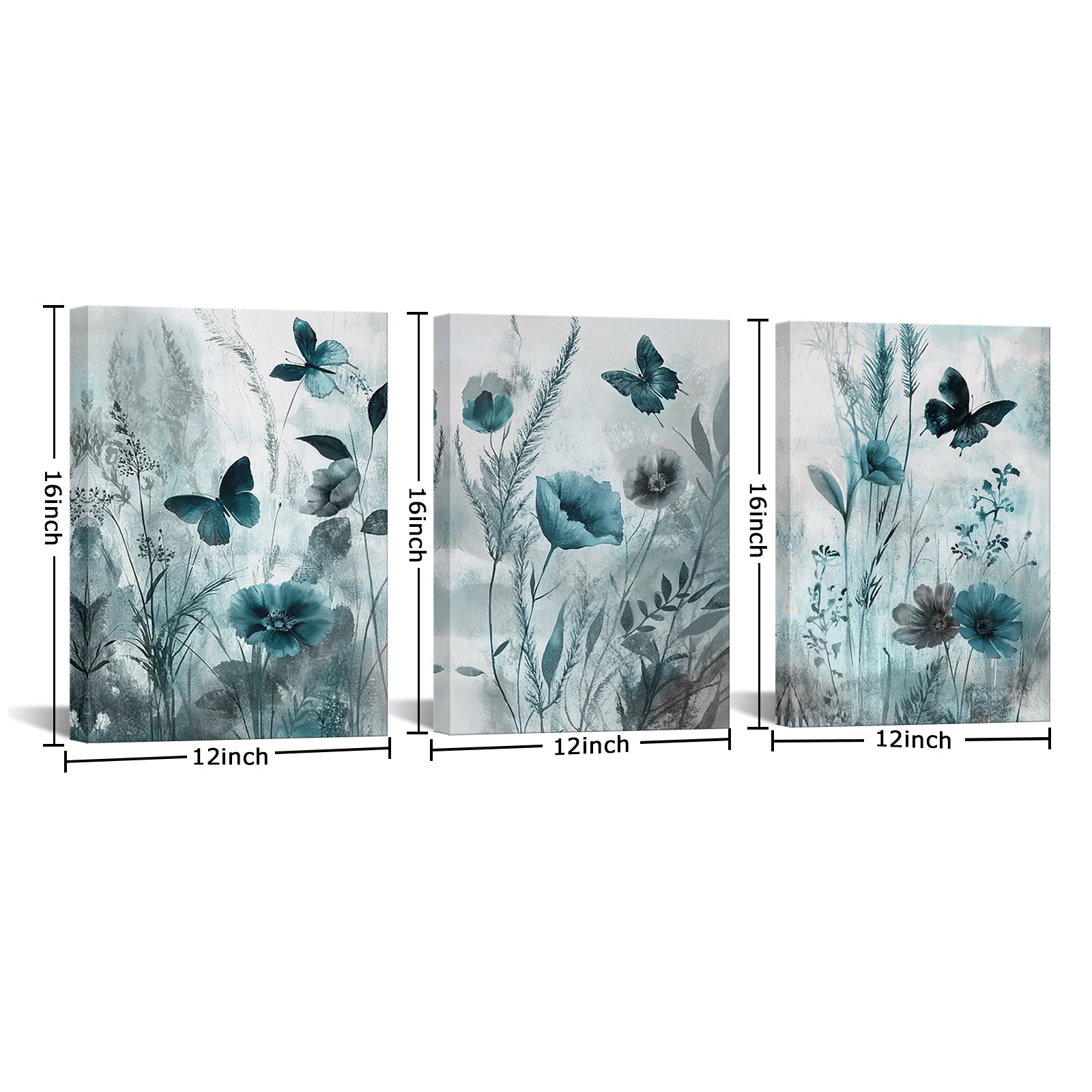 modern flower canvas wall art for living room
