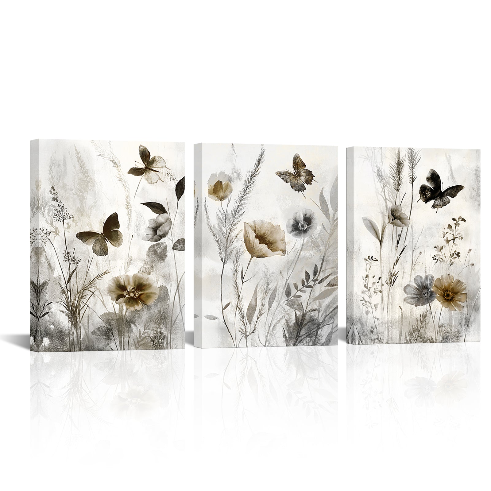 modern flower canvas wall art for living room