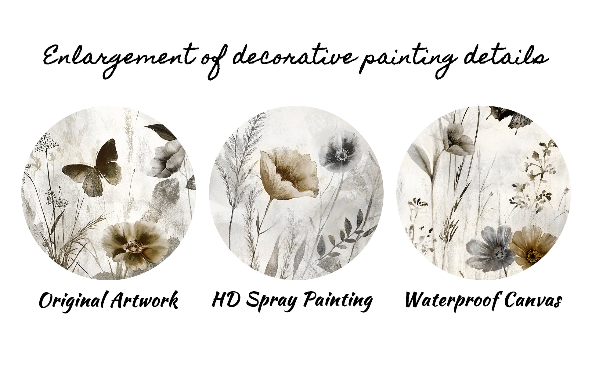 modern flower canvas wall art for living room