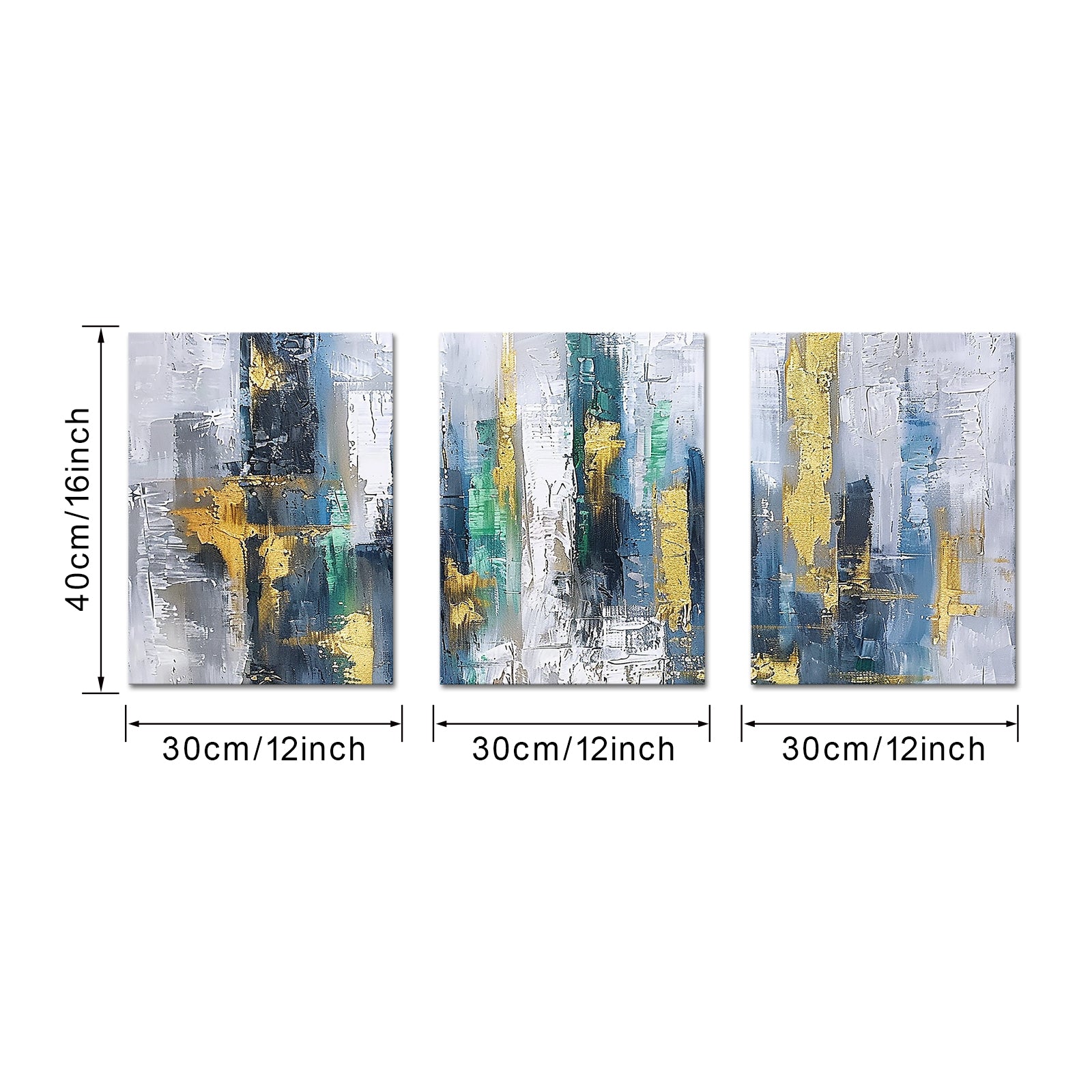 Abstract City Skyline affordable modern canvas wall decor