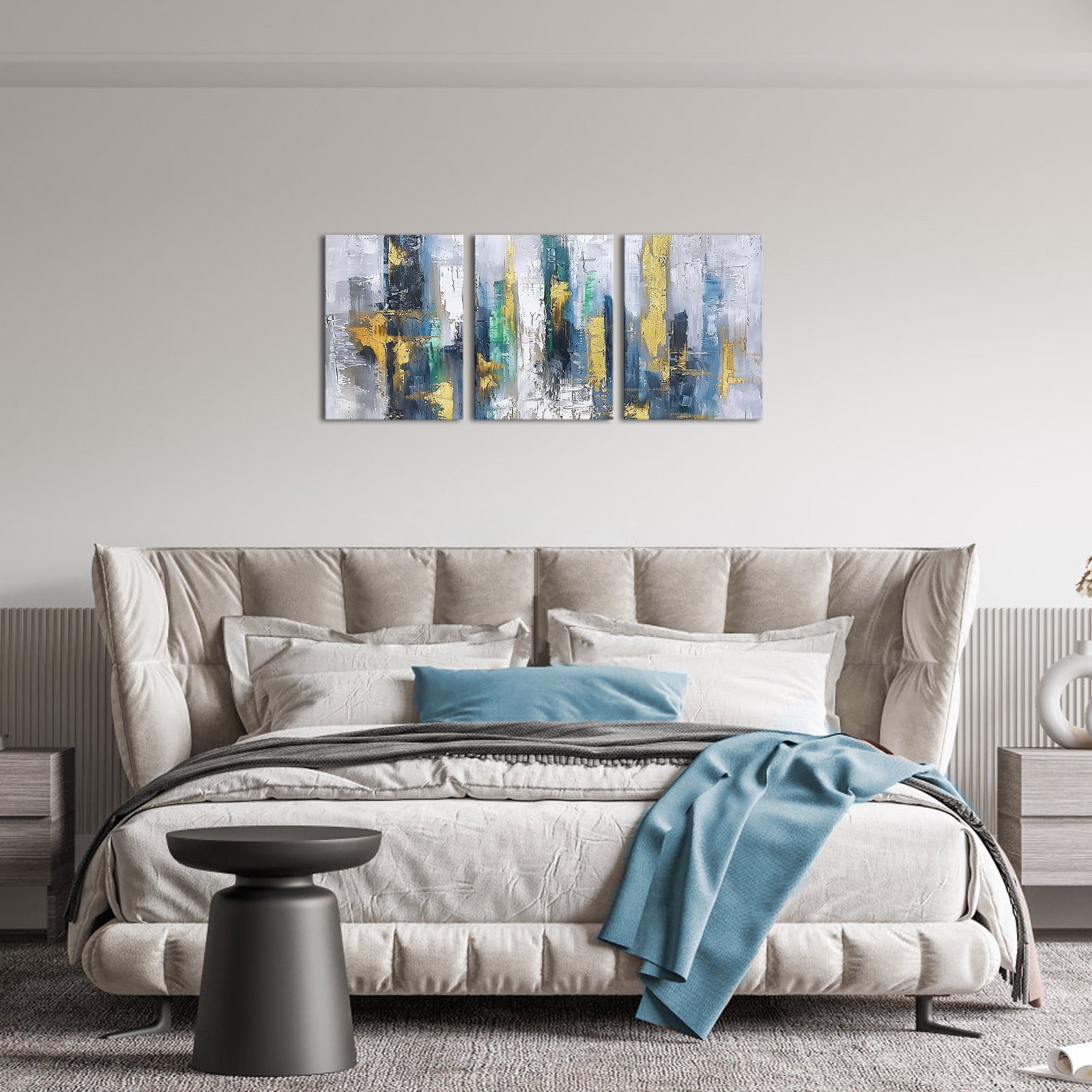 Abstract City Skyline affordable modern canvas wall decor