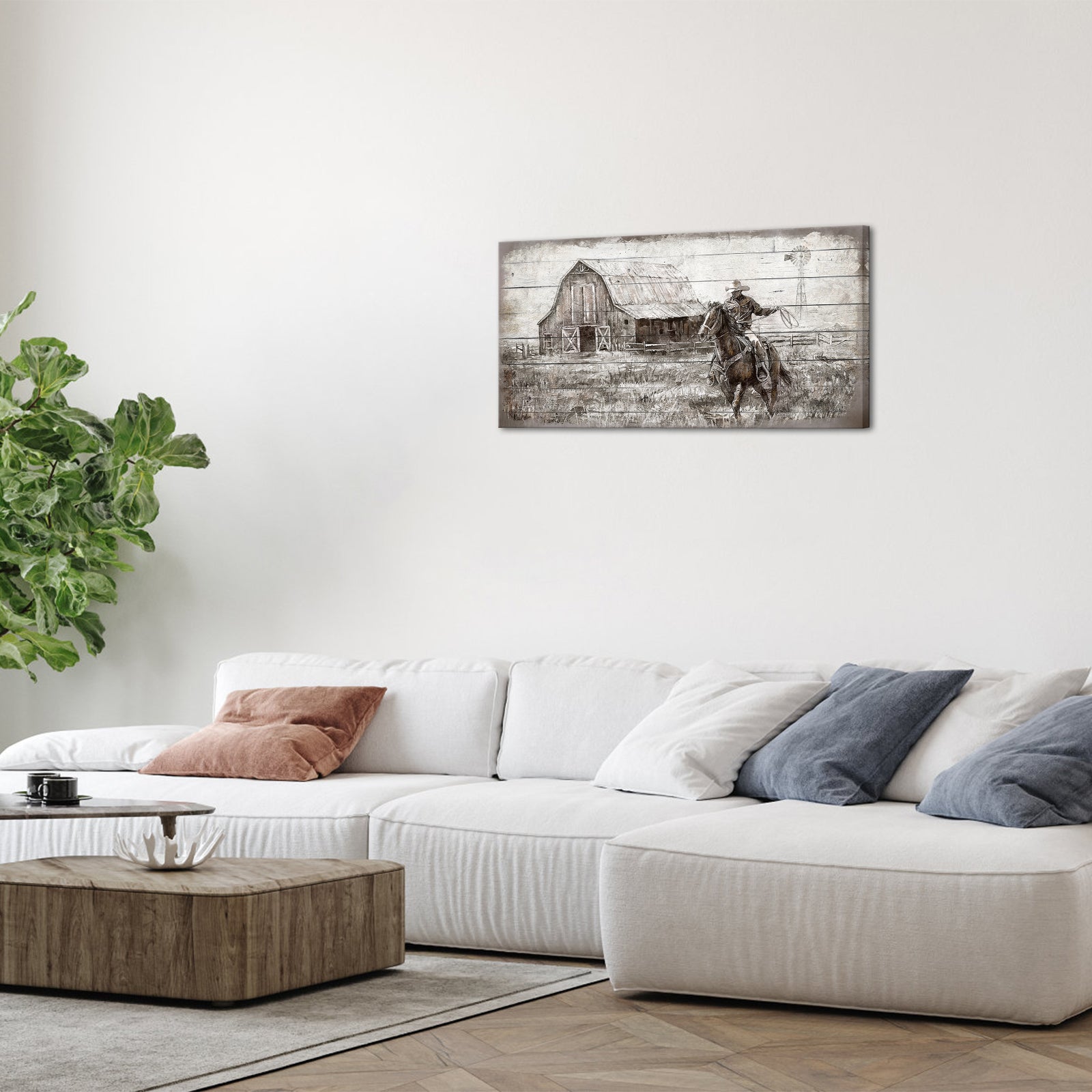 Rustic Cowboy Horse Barn