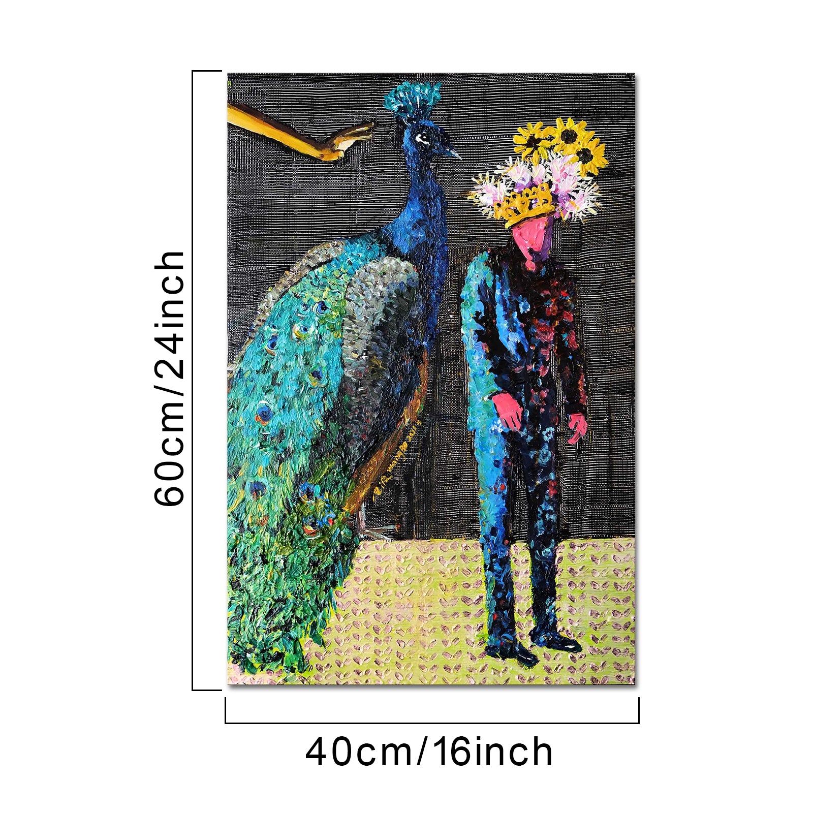 Peacock And People