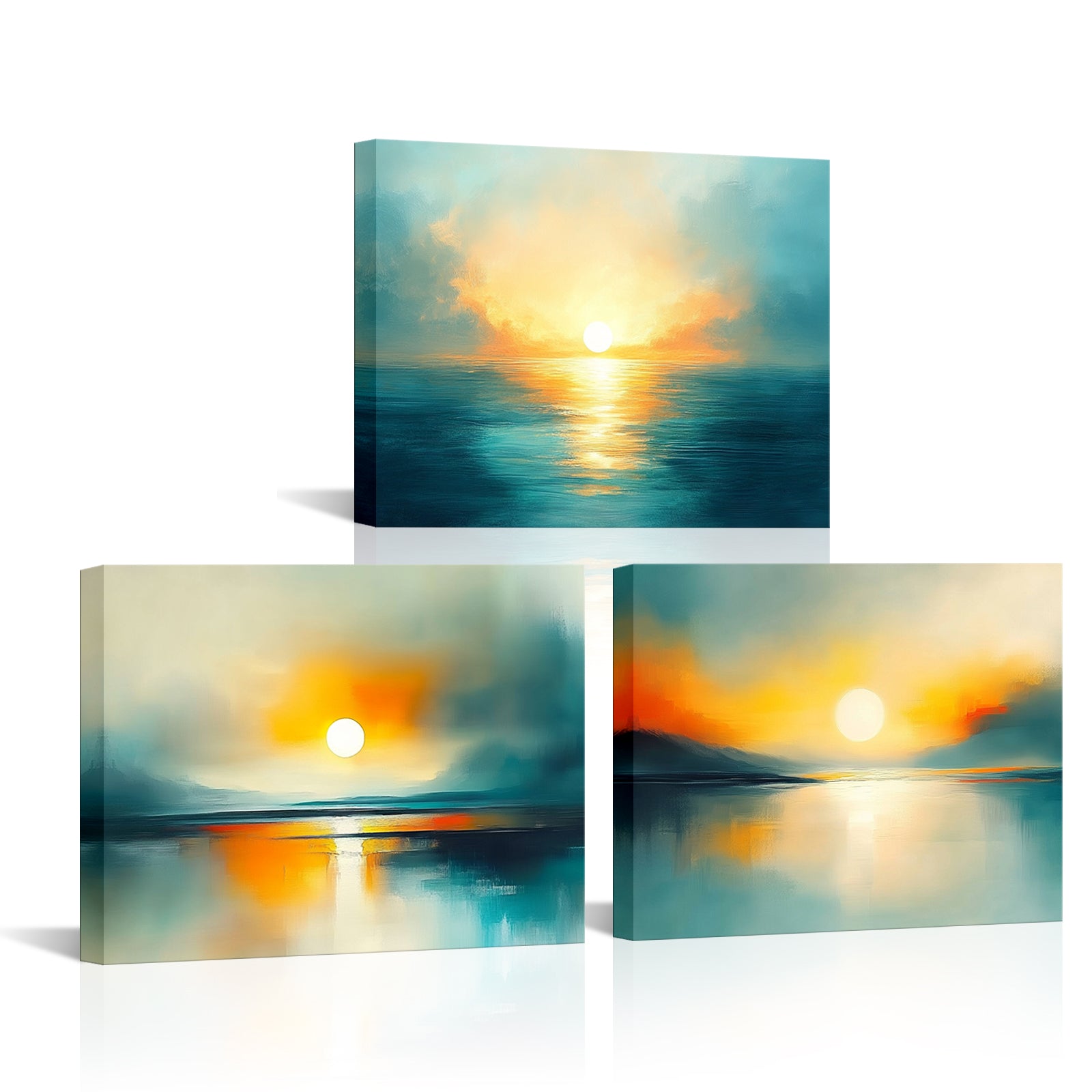 Ocean sunrise best canvas prints