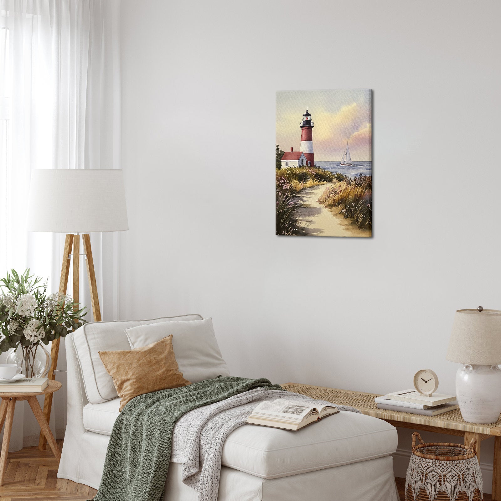 Coastal Serenity Lighthouse