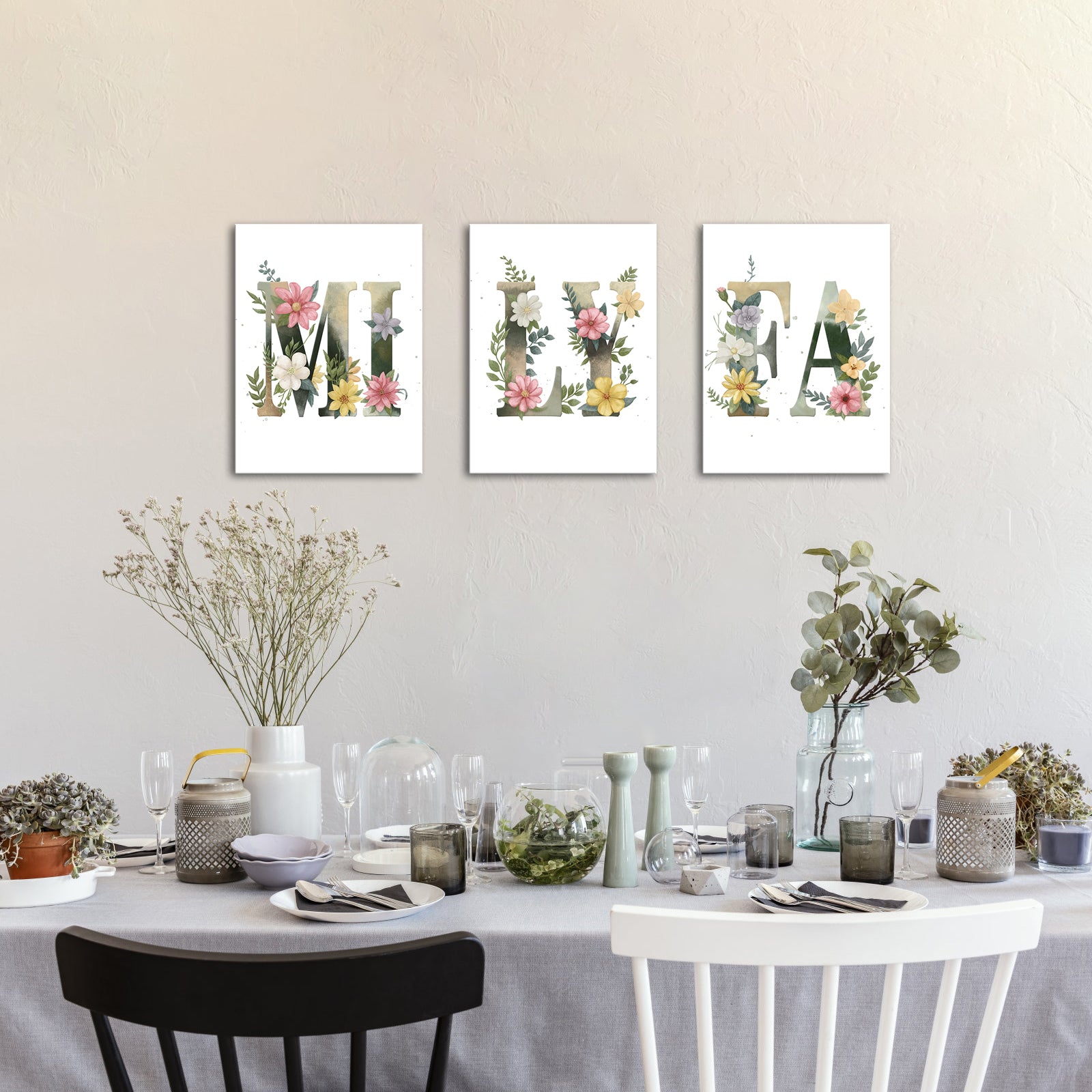 Floral Initial Letters