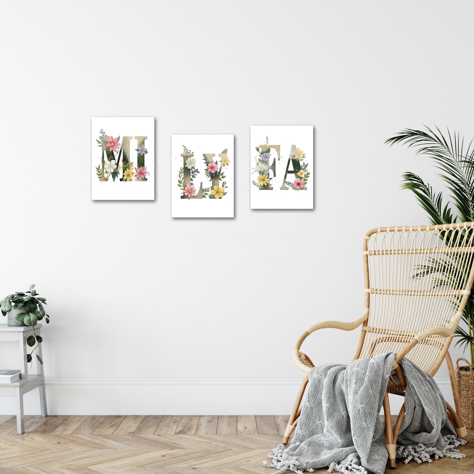 Floral Initial Letters