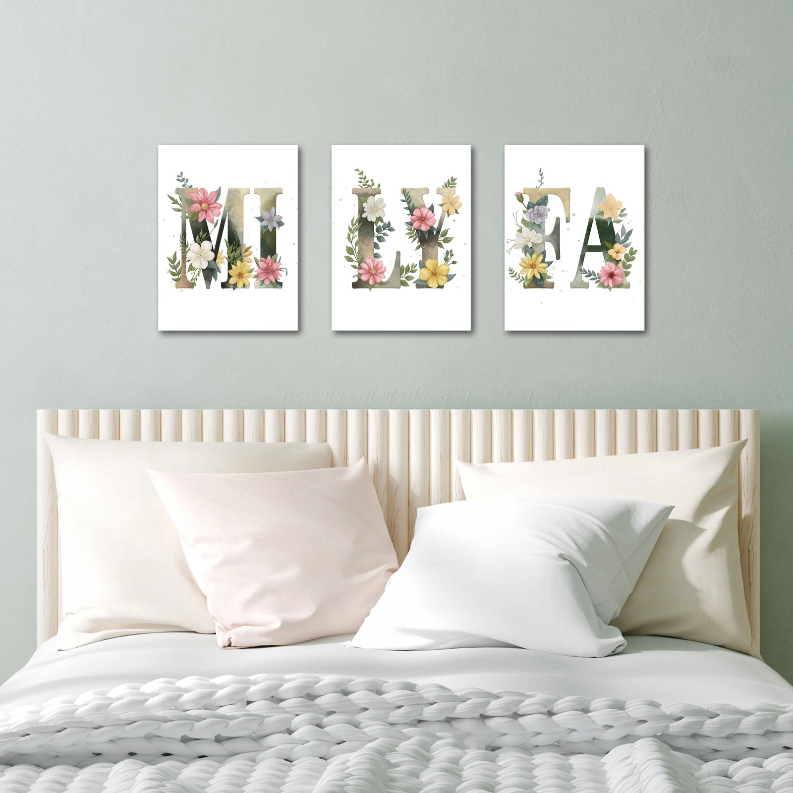 Floral Initial Letters