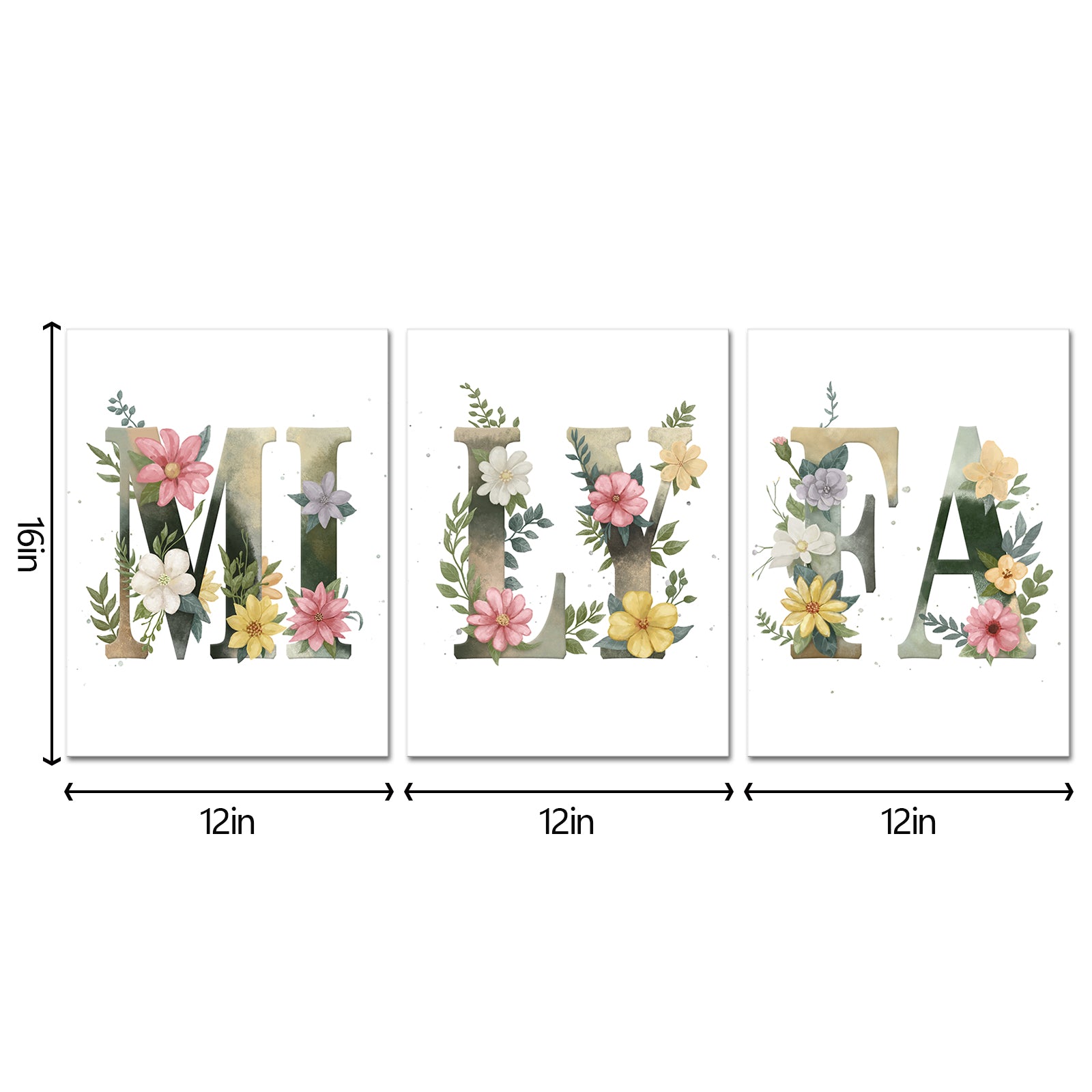 Floral Initial Letters