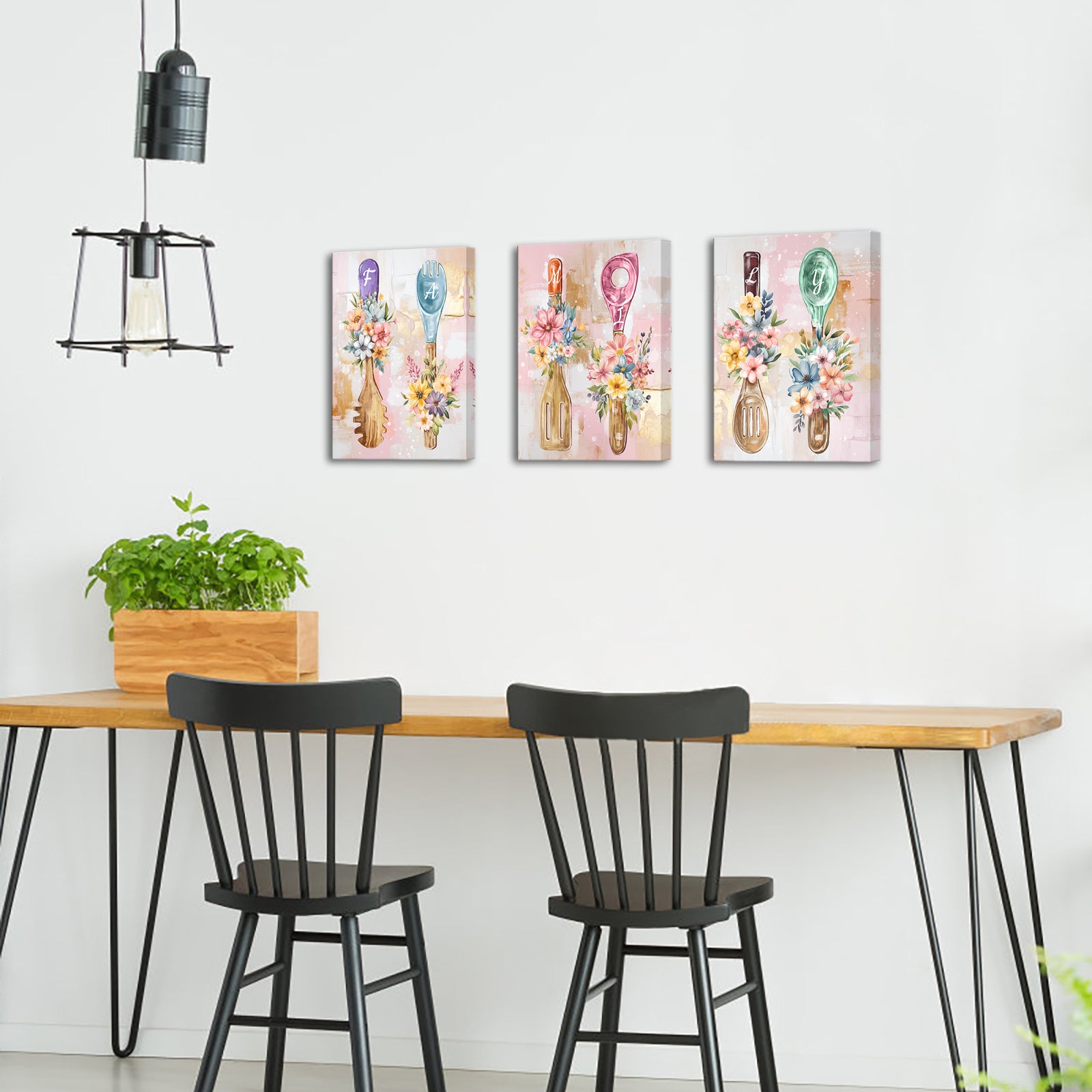 Pastel-Colored Spoons And Forks