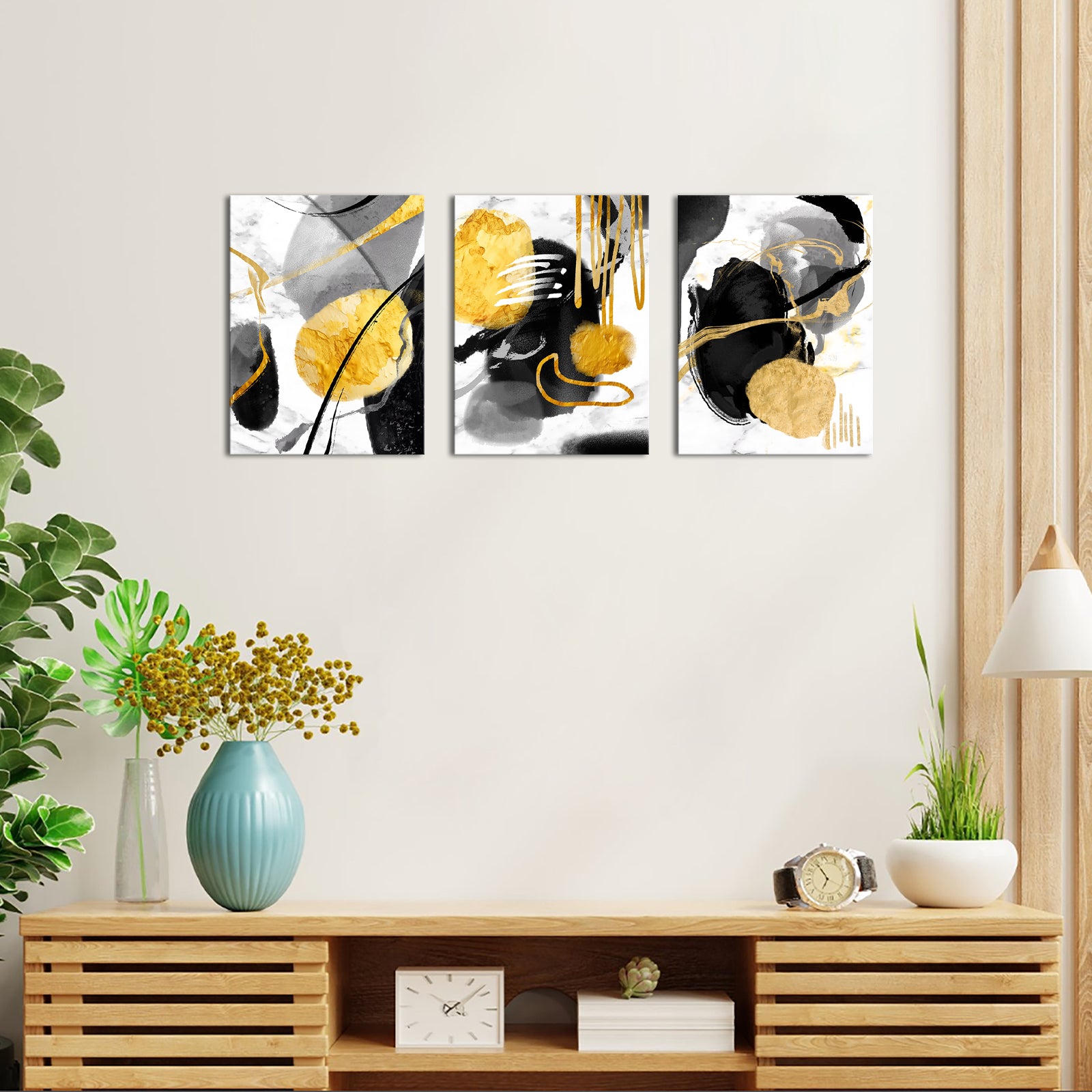 Purchase abstract canvas print art for living room wall