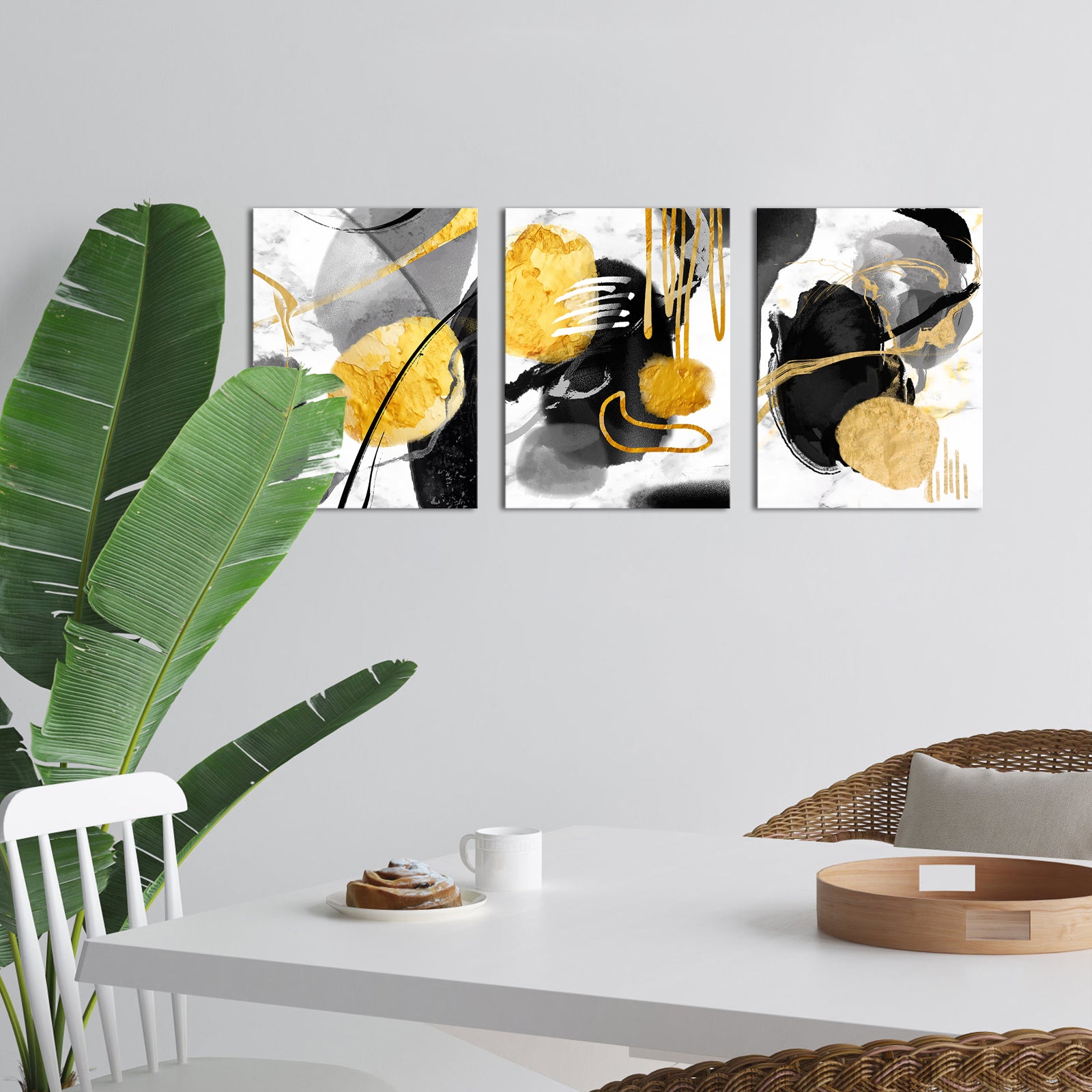 Purchase abstract canvas print art for living room wall