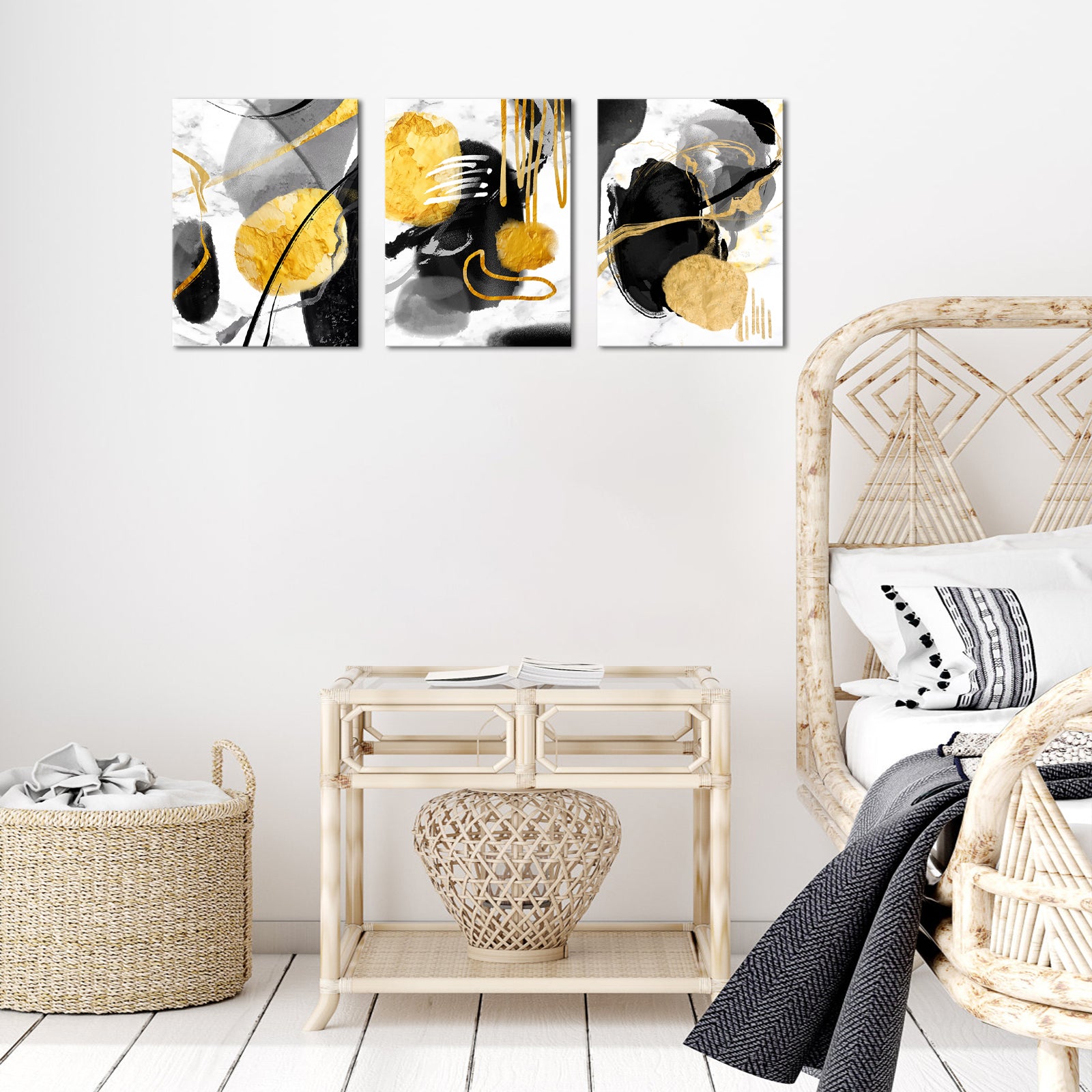 Purchase abstract canvas print art for living room wall