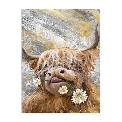 Highland Cattle Home Decor discount canvas prints