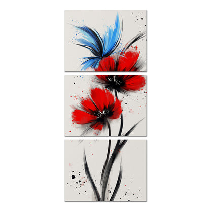 Abstract Bright Butterfly split canvas photo prints