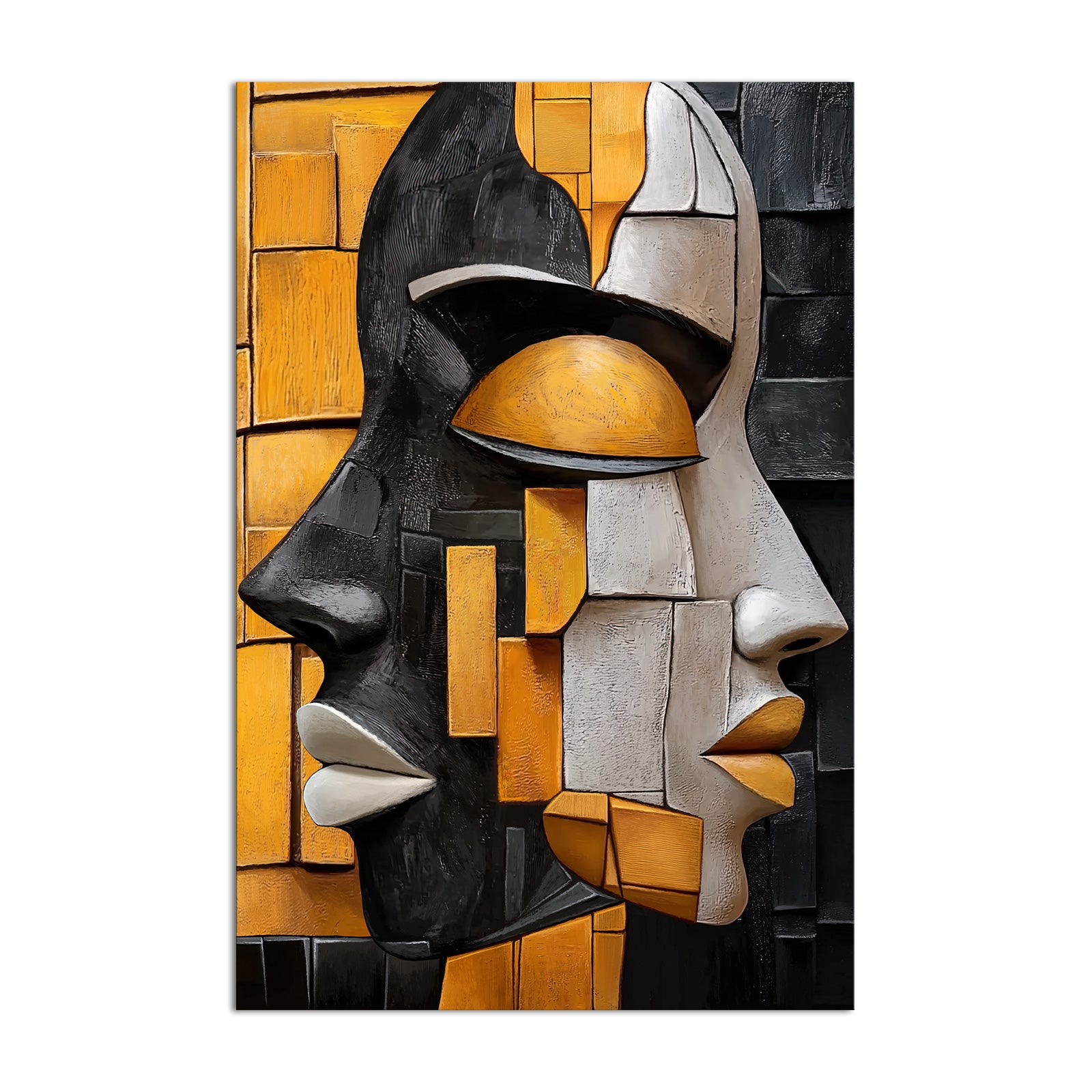 Double Sided Abstract Mask