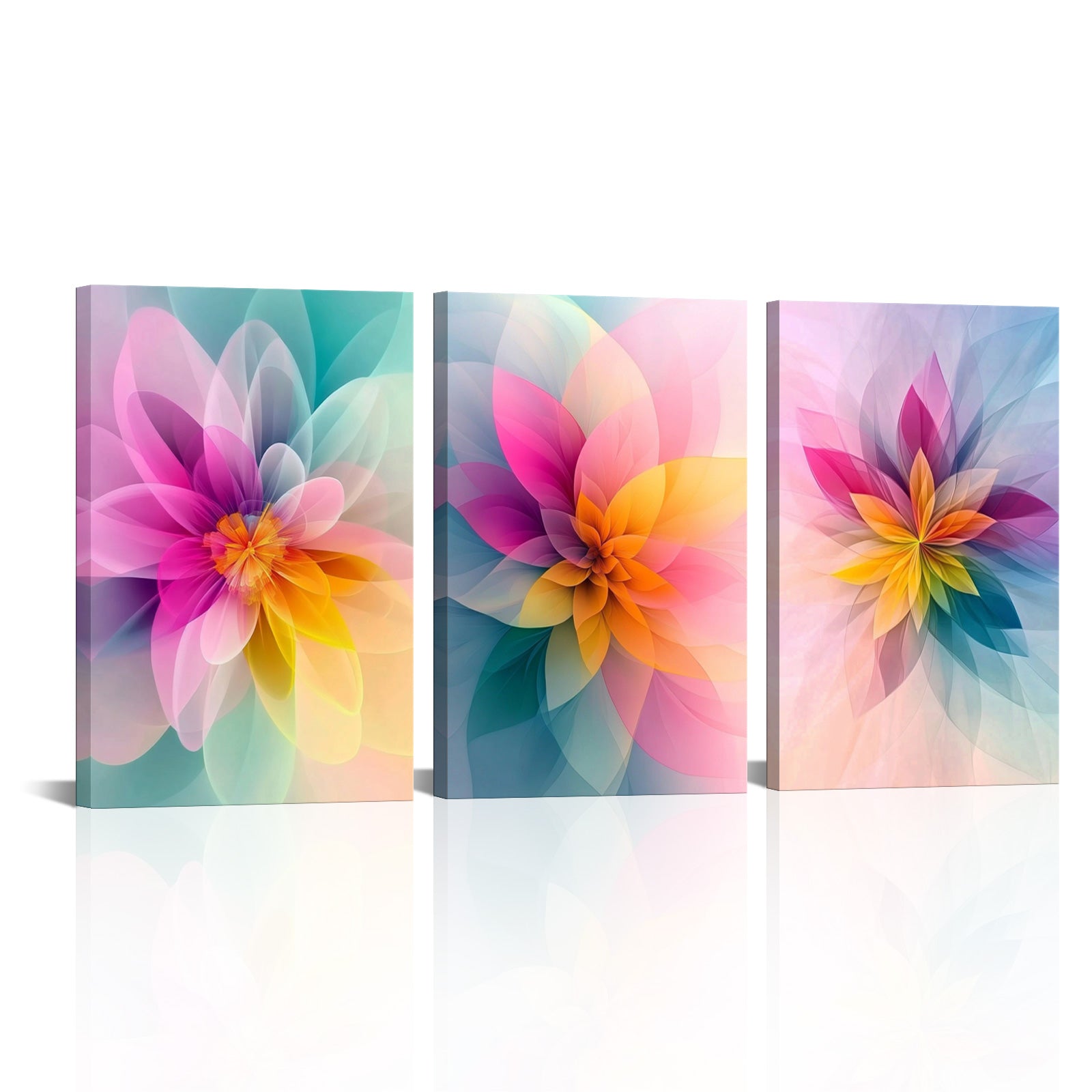 Abstract Colorful Floral