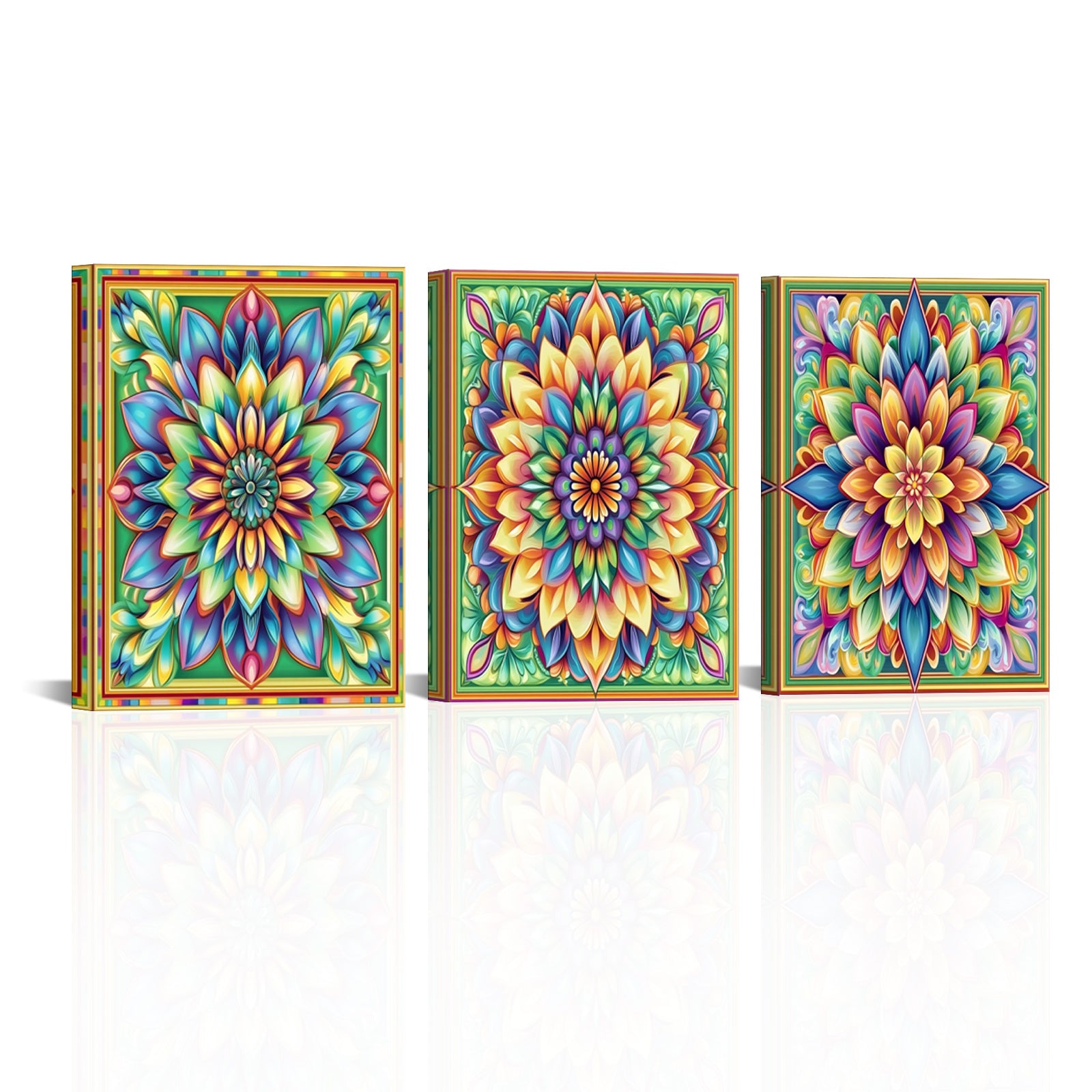 Kaleidoscope Colorful Floral Patterns