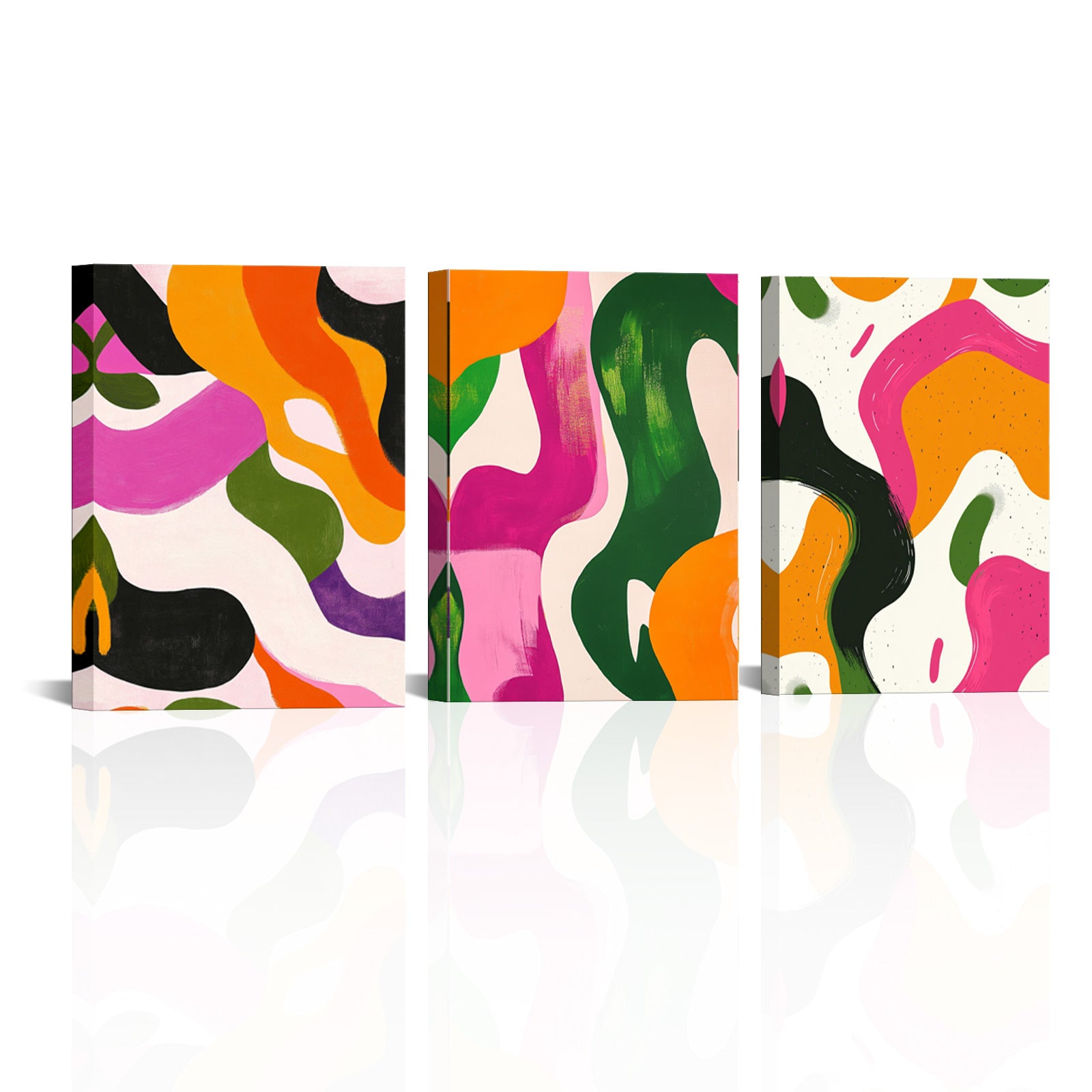 Abstract Flowing Shapes