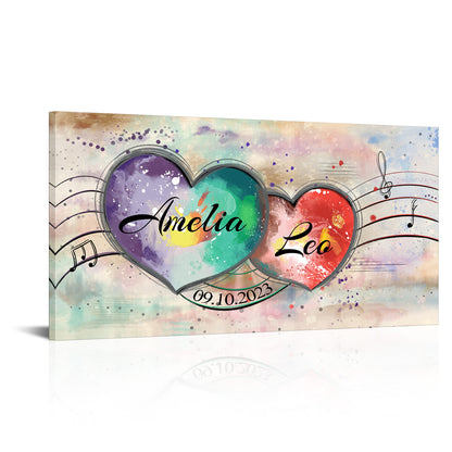 personalized picture to canvas wall art