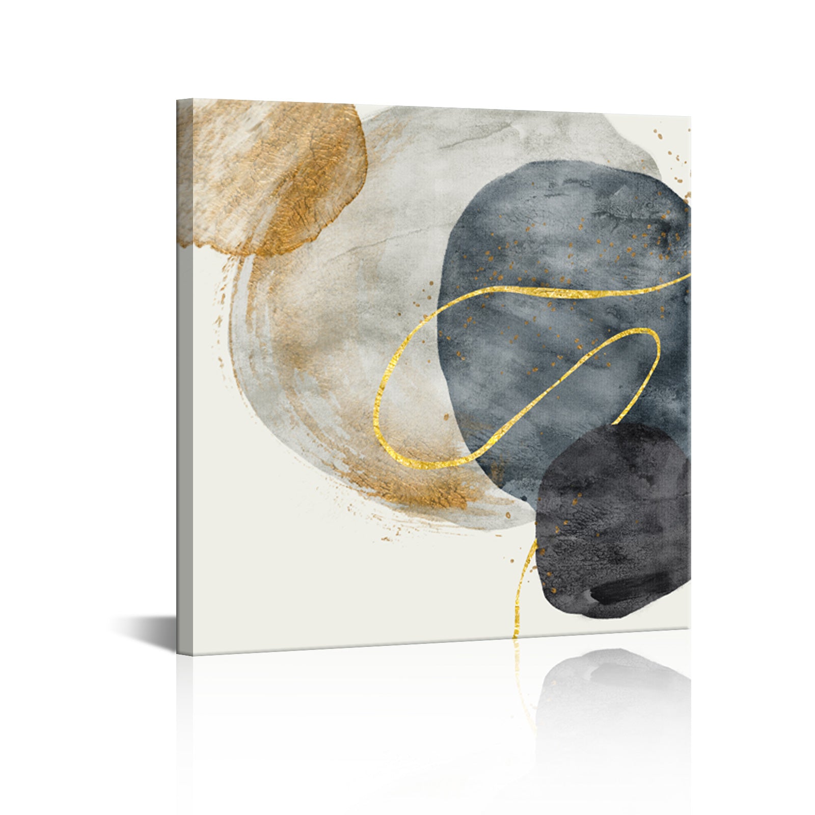 Abstract Circle Rectangle decorative art home line art