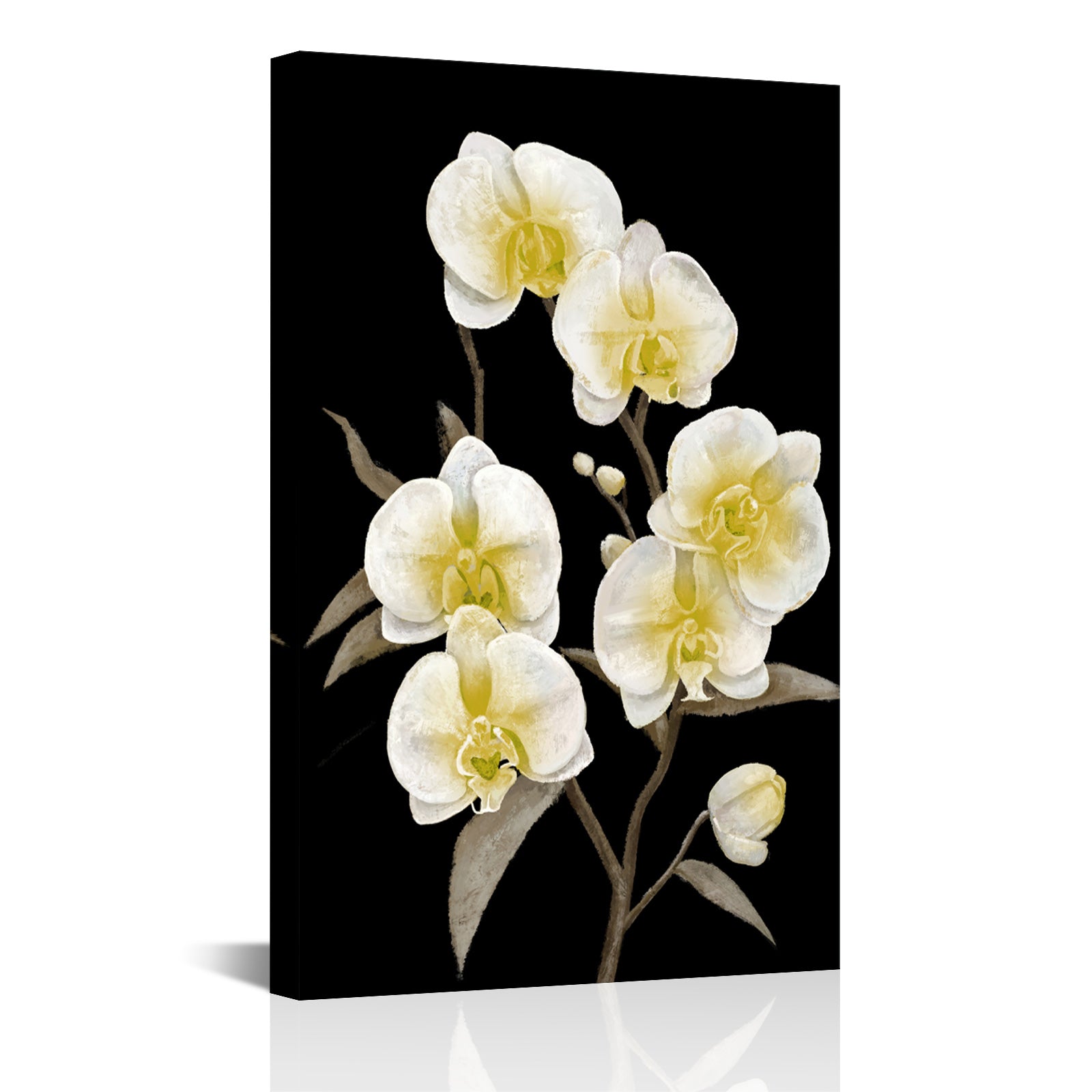 Phalaenopsis Orchid custom canvas wall art with words