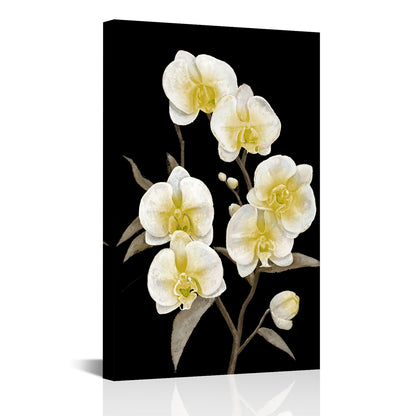 Phalaenopsis Orchid custom canvas wall art with words