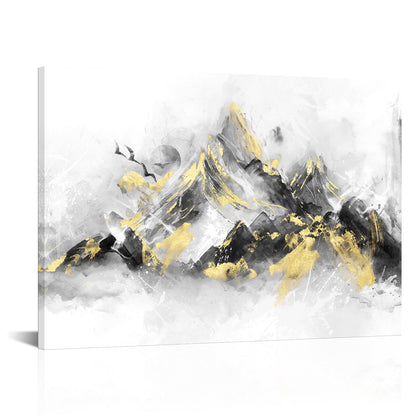 Abstract Mountain Peaks