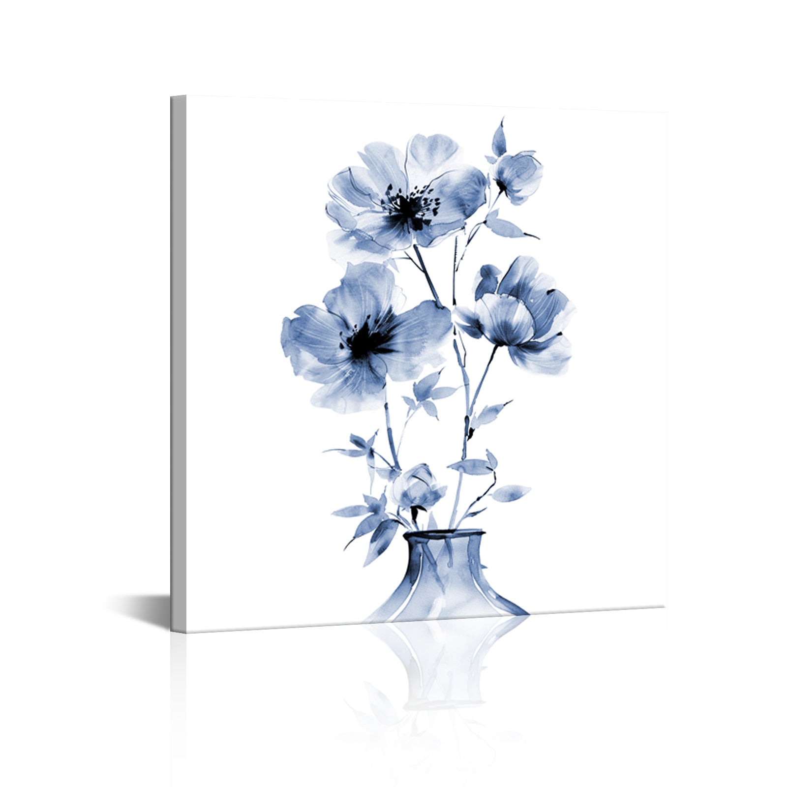 Ink style illustration modern minimalist custom canvas wall decor