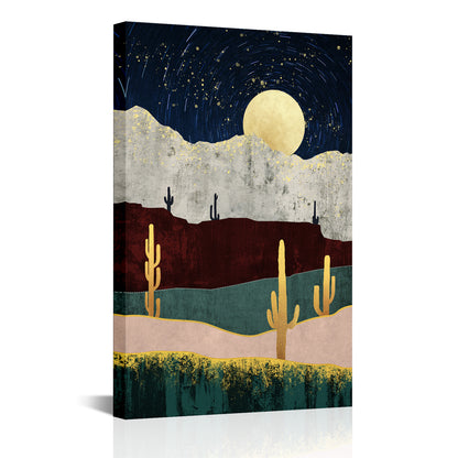 Abstract wind mountain forest cheap large canvas wall art under $50