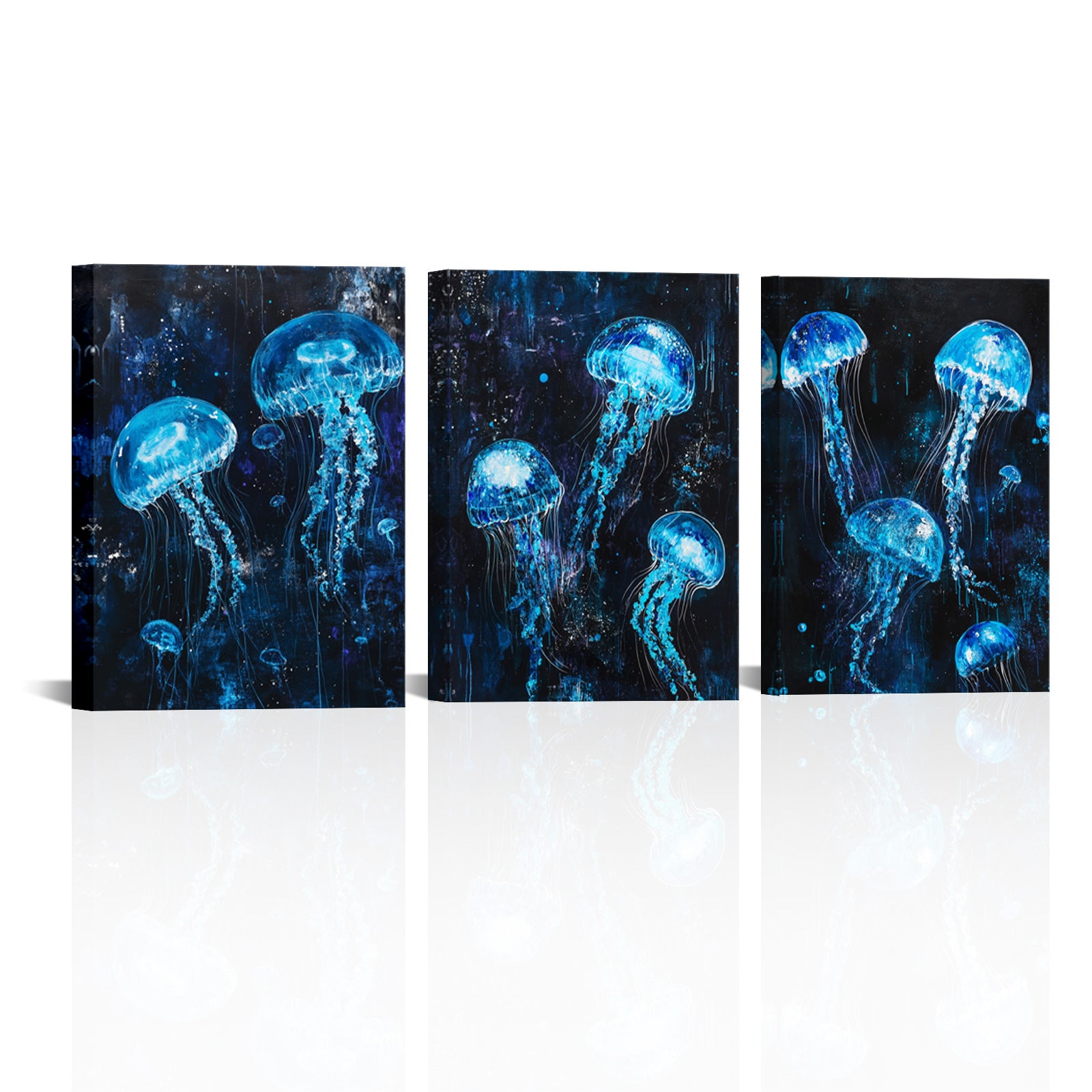 Blue Transparent Jellyfish